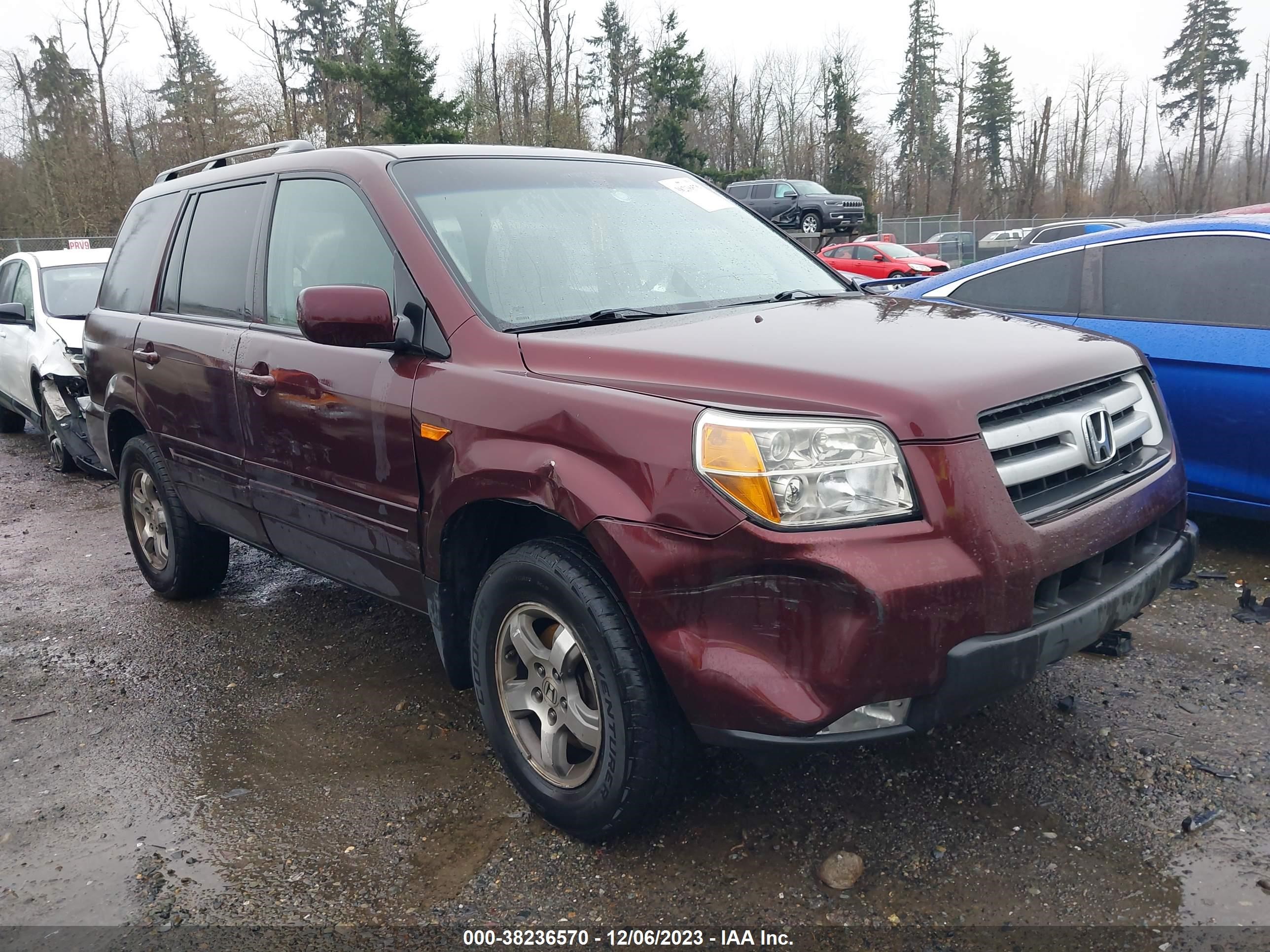 HONDA PILOT 2008 5fnyf18328b033052