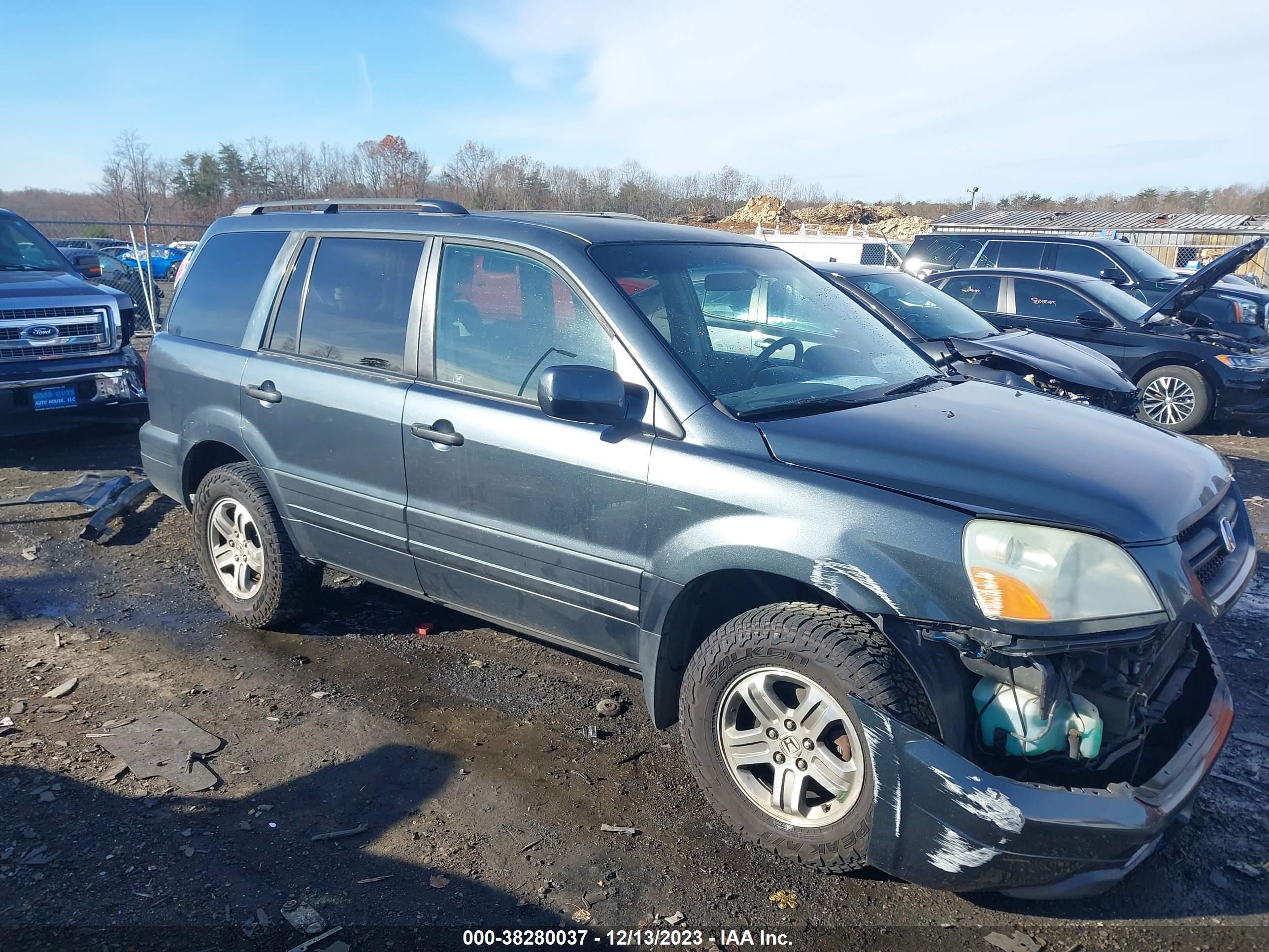 HONDA PILOT 2005 5fnyf18415b035704