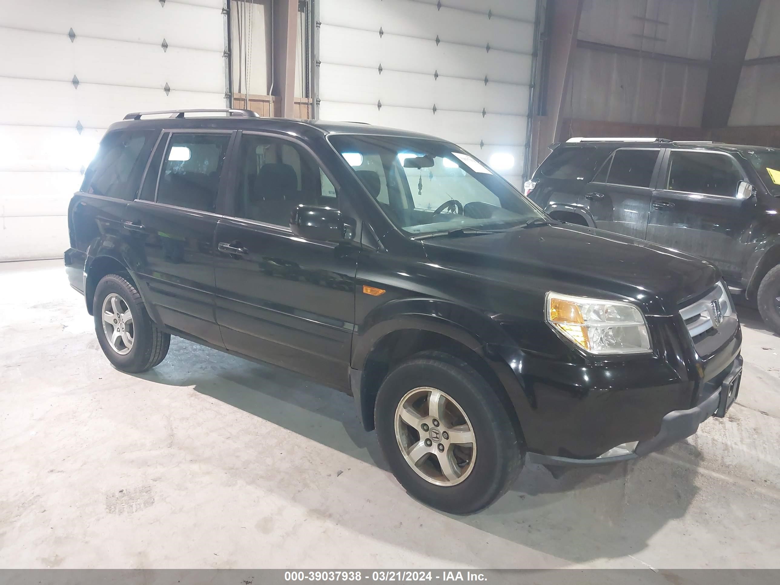 HONDA PILOT 2007 5fnyf18417b015276