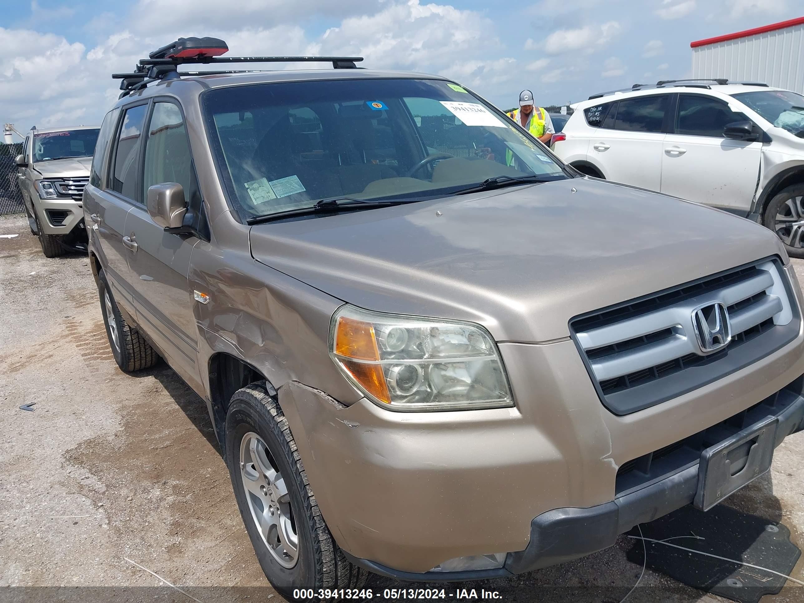 HONDA PILOT 2007 5fnyf18437b000651