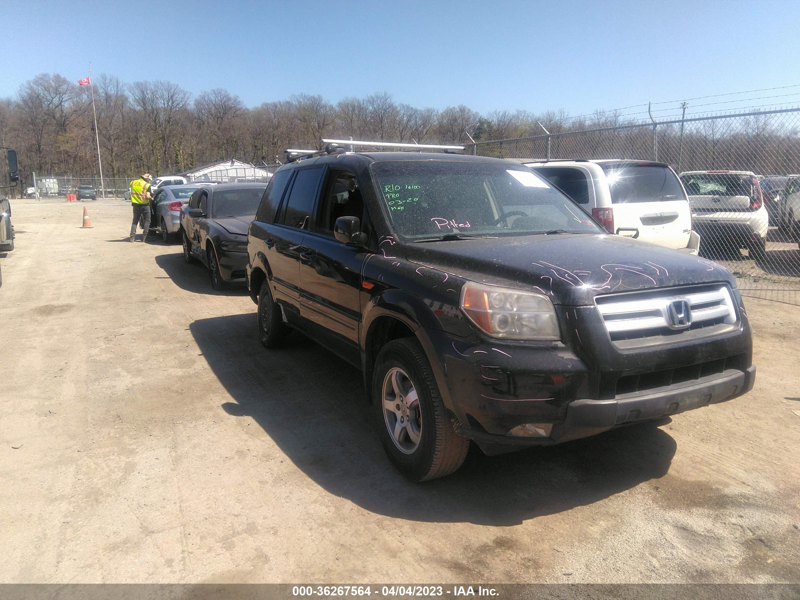 HONDA PILOT 2008 5fnyf18448b033675