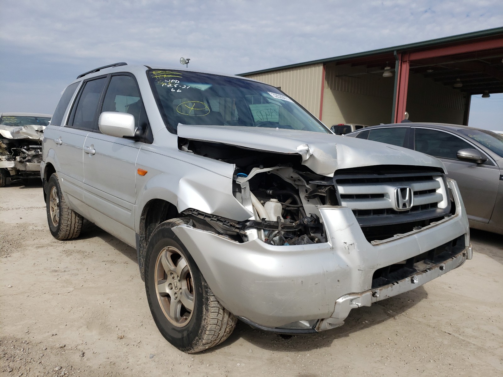 HONDA PILOT EX 2008 5fnyf18468b015050