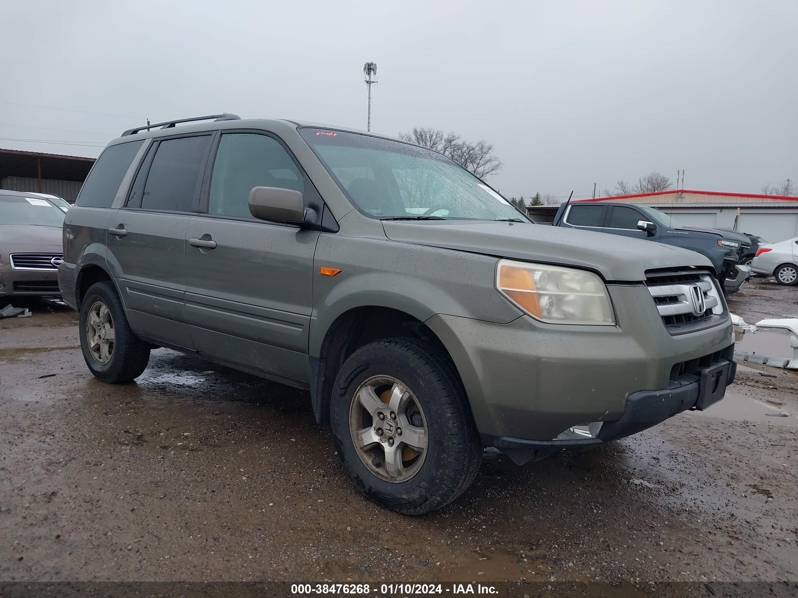 HONDA PILOT 2007 5fnyf18477b025732