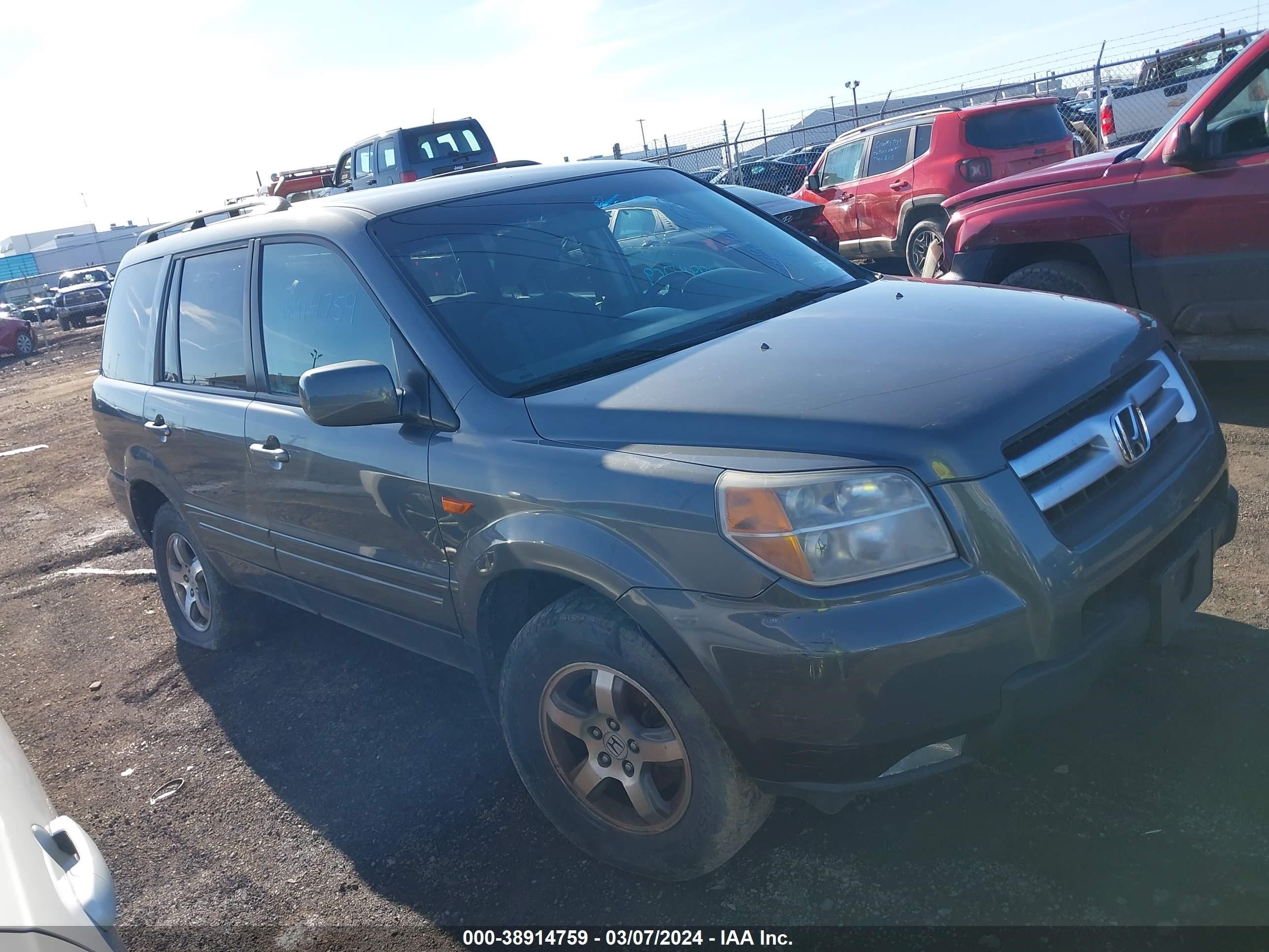 HONDA PILOT 2008 5fnyf18478b015106