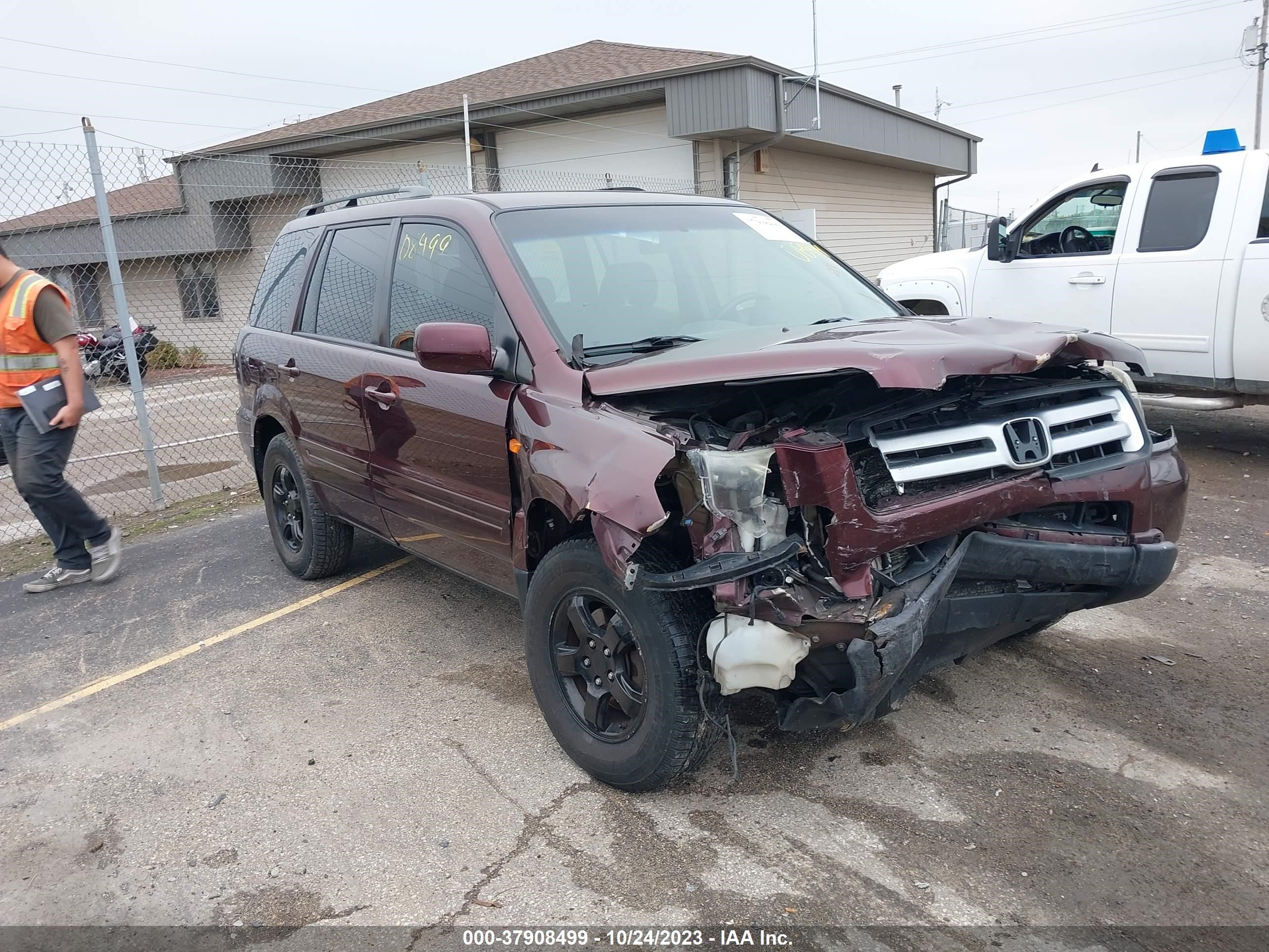 HONDA PILOT 2007 5fnyf18487b005022