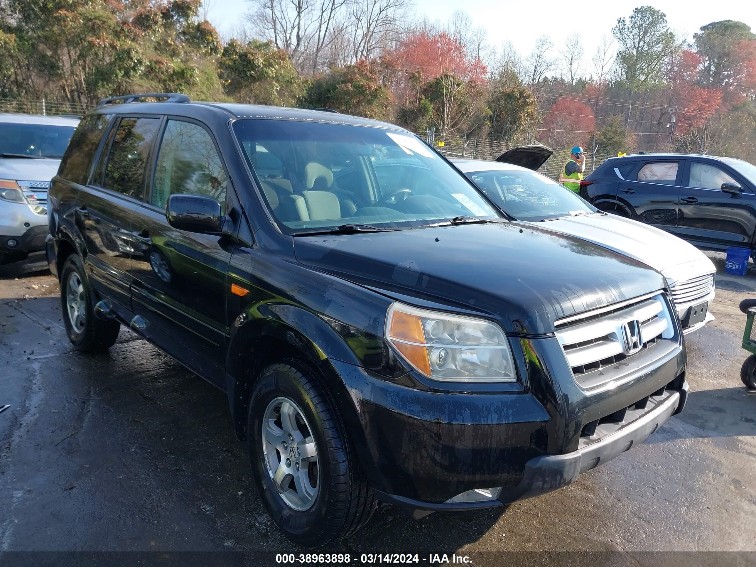 HONDA PILOT 2008 5fnyf18488b012909