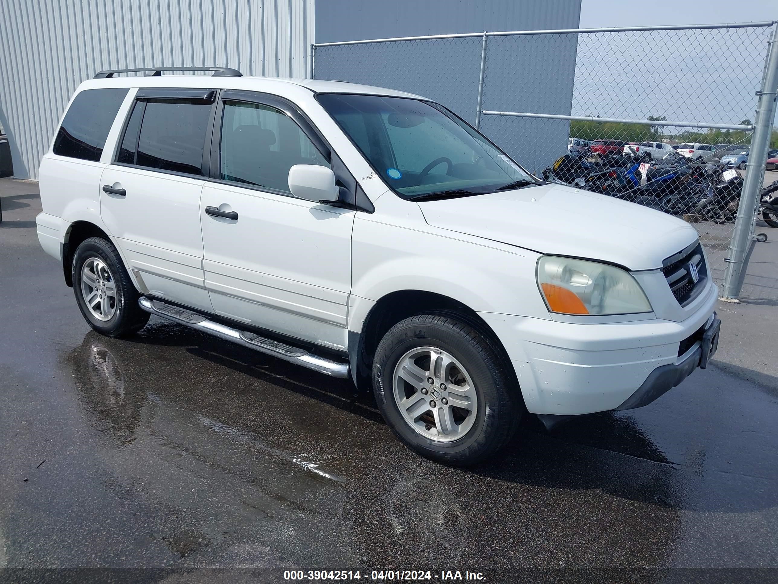 HONDA PILOT 2005 5fnyf184x5b056583