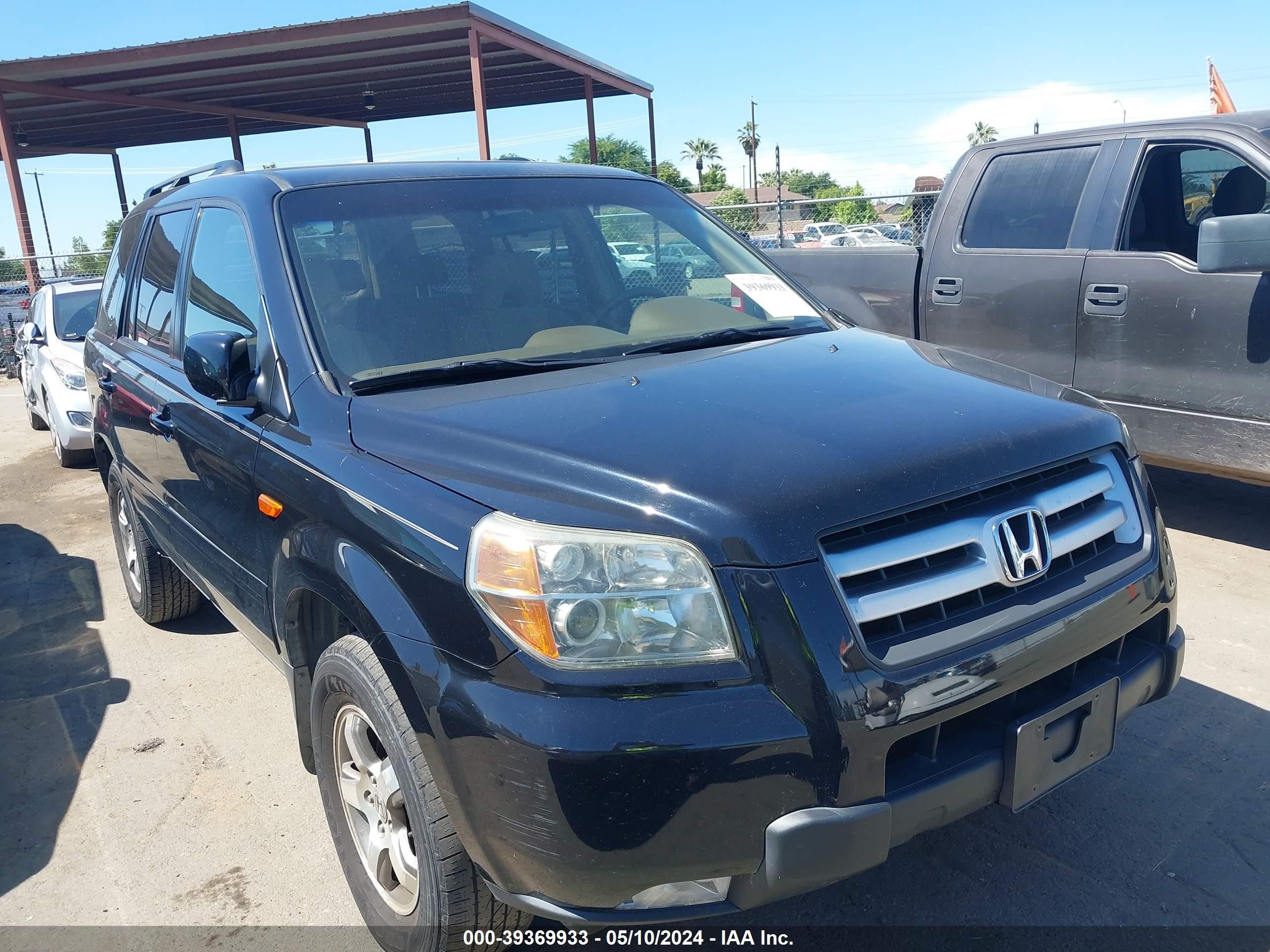 HONDA PILOT 2006 5fnyf184x6b019986