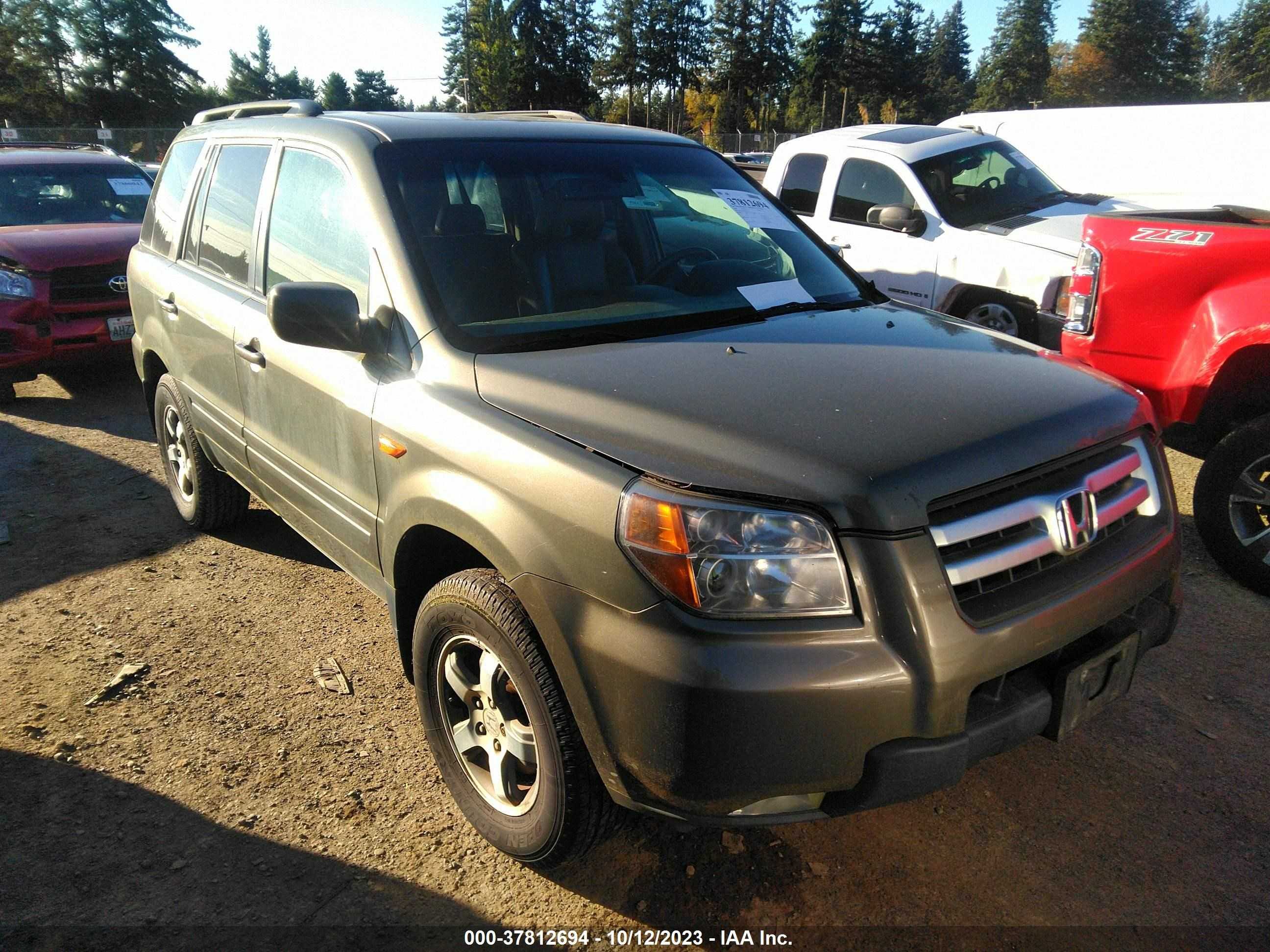 HONDA PILOT 2008 5fnyf18508b030717