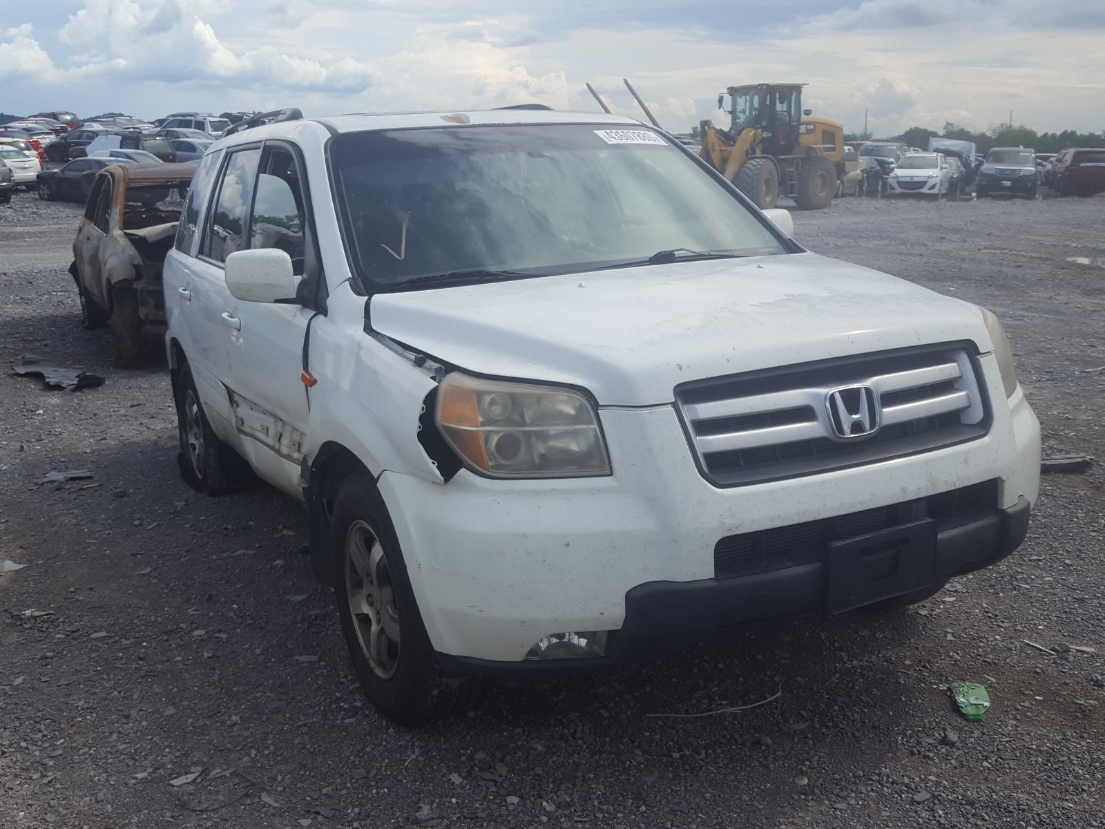 HONDA PILOT EXL 2008 5fnyf18518b029155