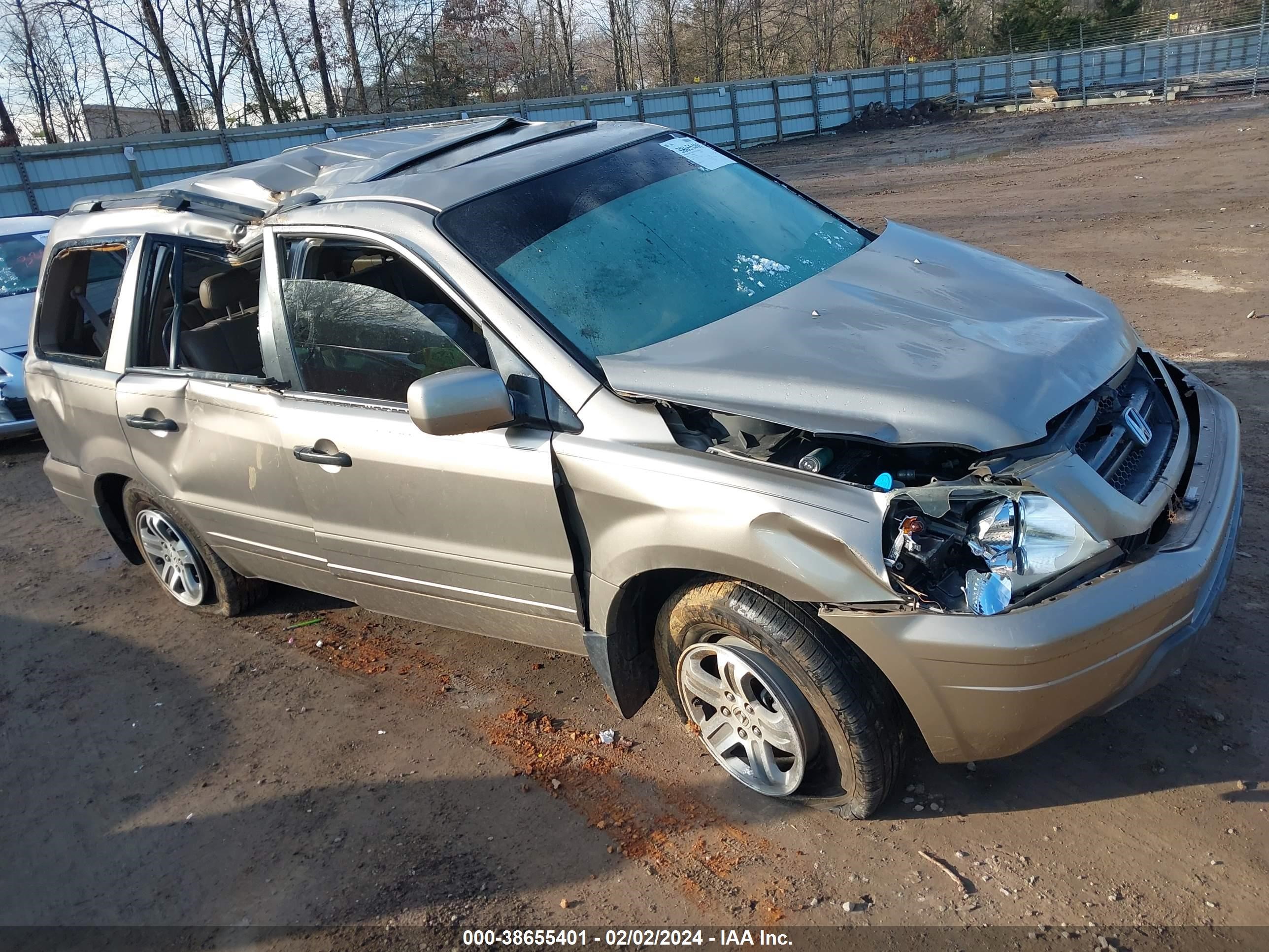 HONDA PILOT 2005 5fnyf18525b014823