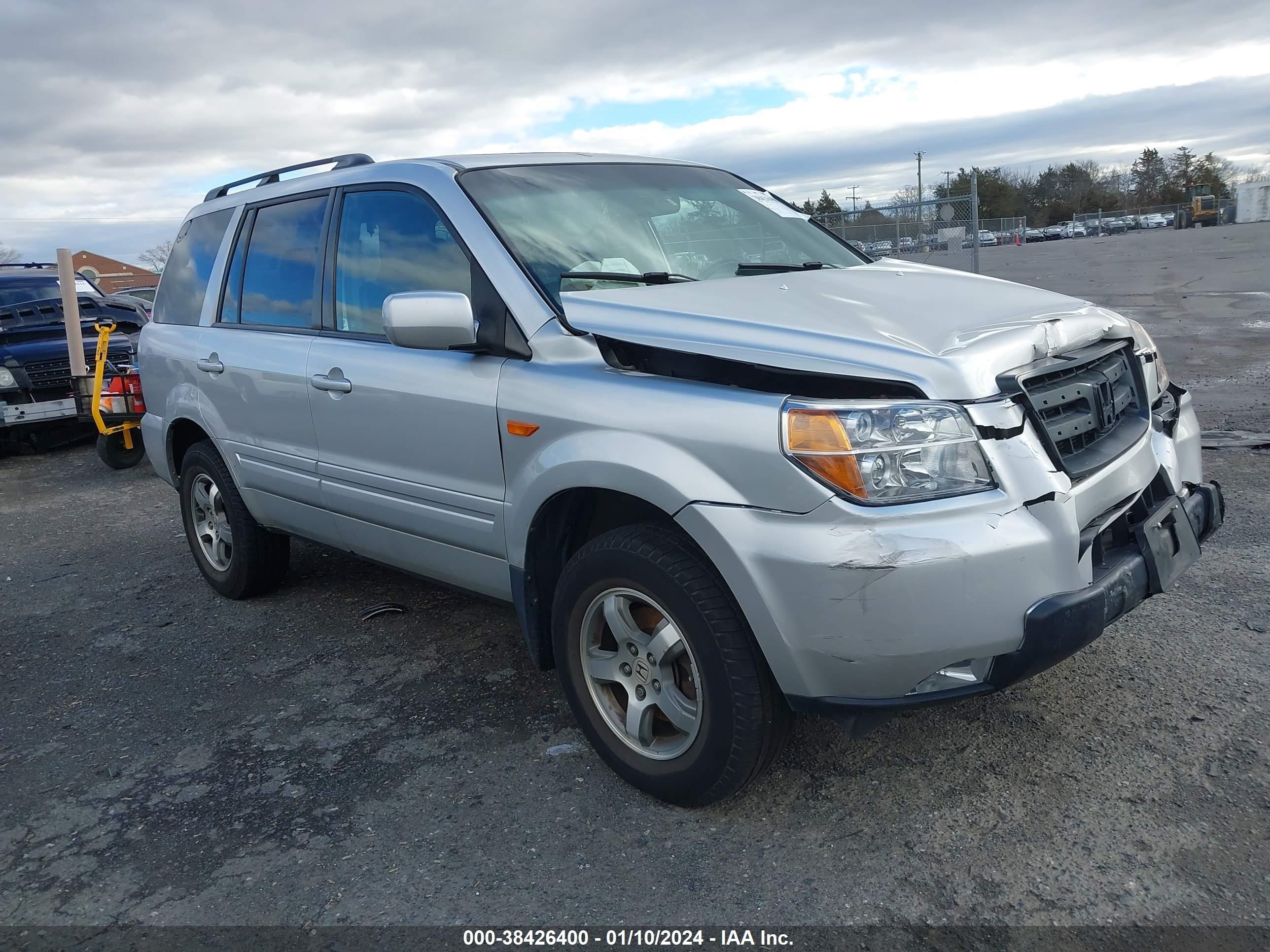 HONDA PILOT 2008 5fnyf18538b037662