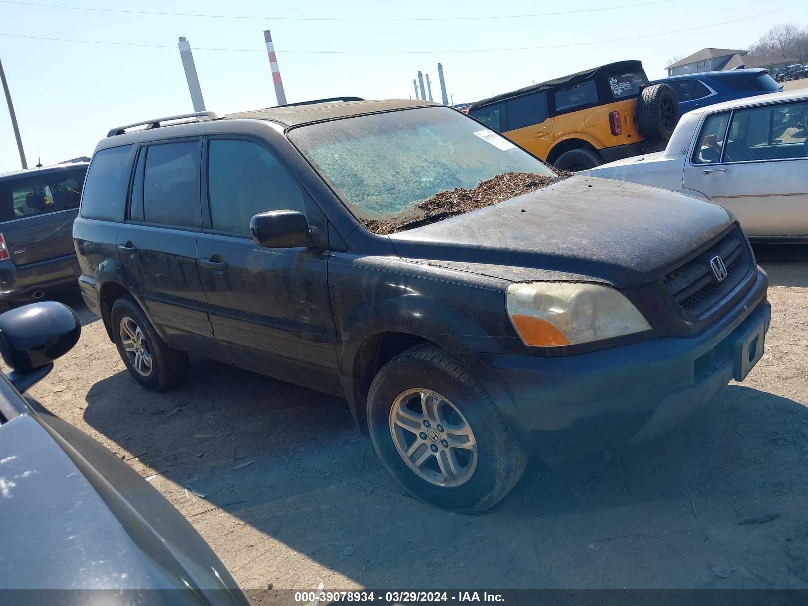 HONDA PILOT 2005 5fnyf18545b016380