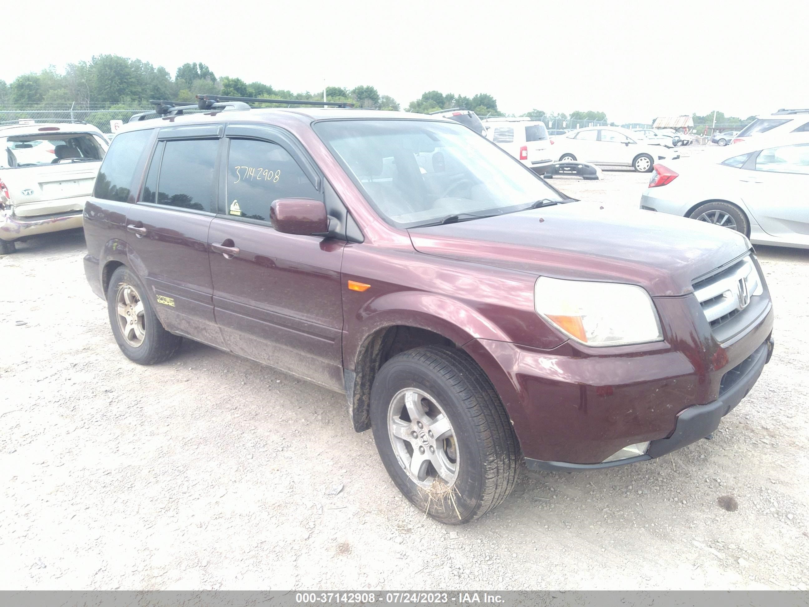 HONDA PILOT 2008 5fnyf18548b037895