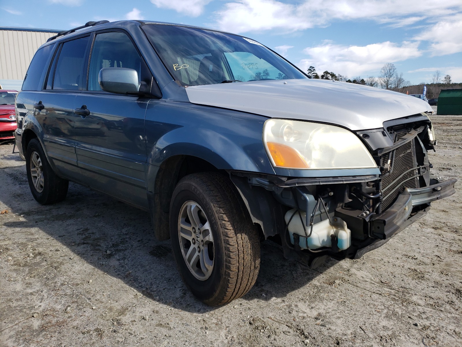 HONDA PILOT EXL 2005 5fnyf18555b046245