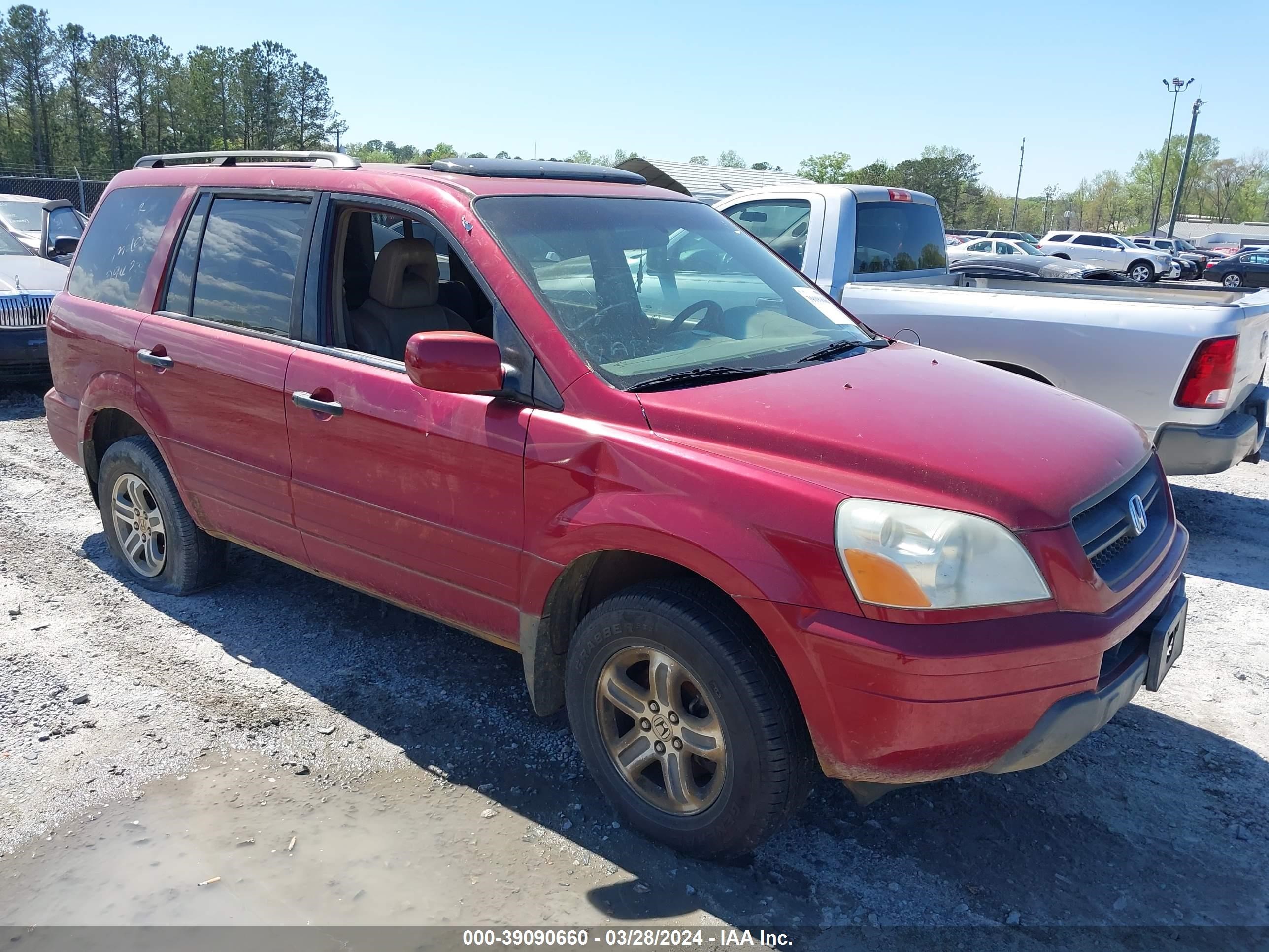 HONDA PILOT 2005 5fnyf18555b066172