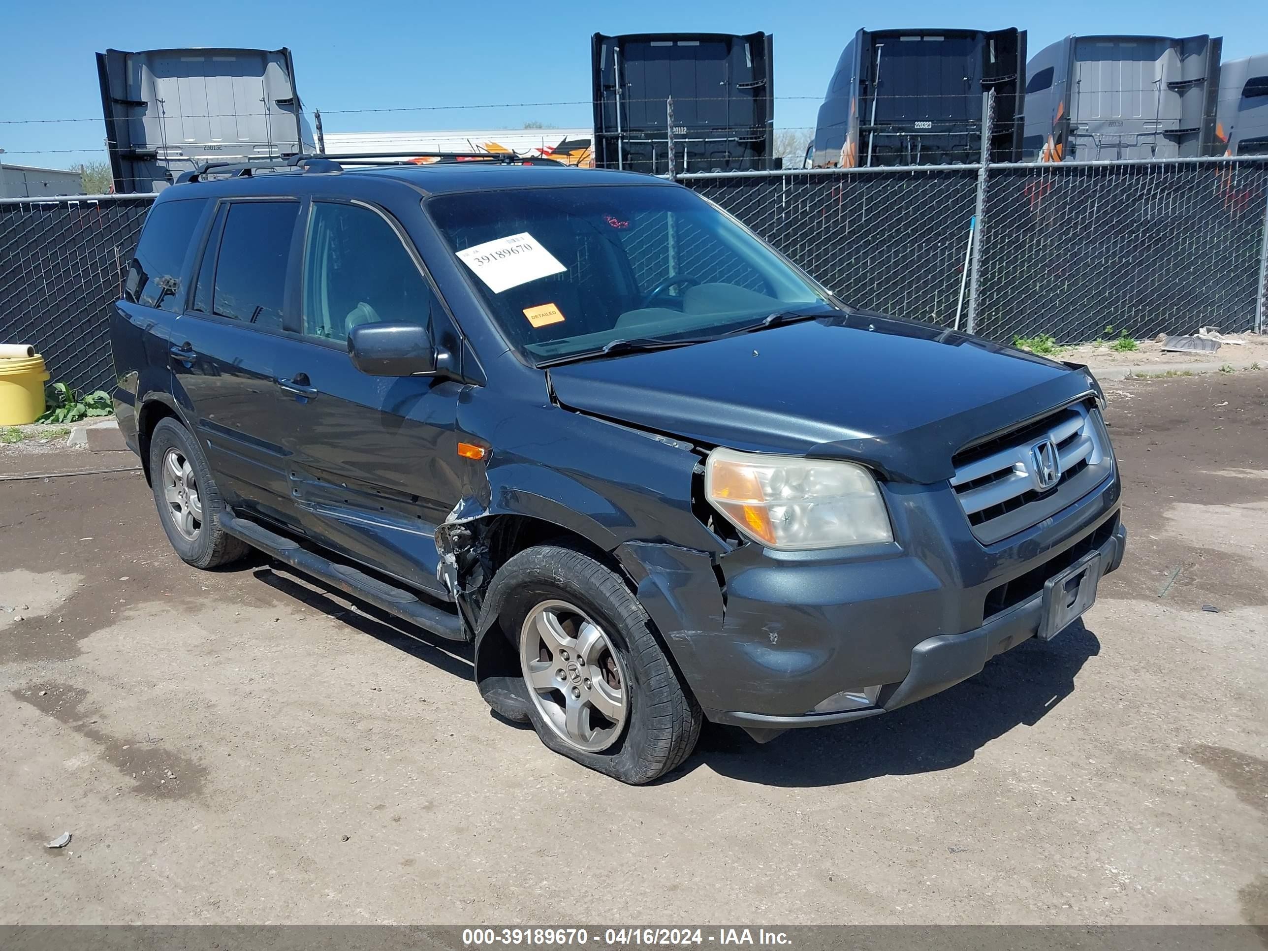 HONDA PILOT 2006 5fnyf18566b012882