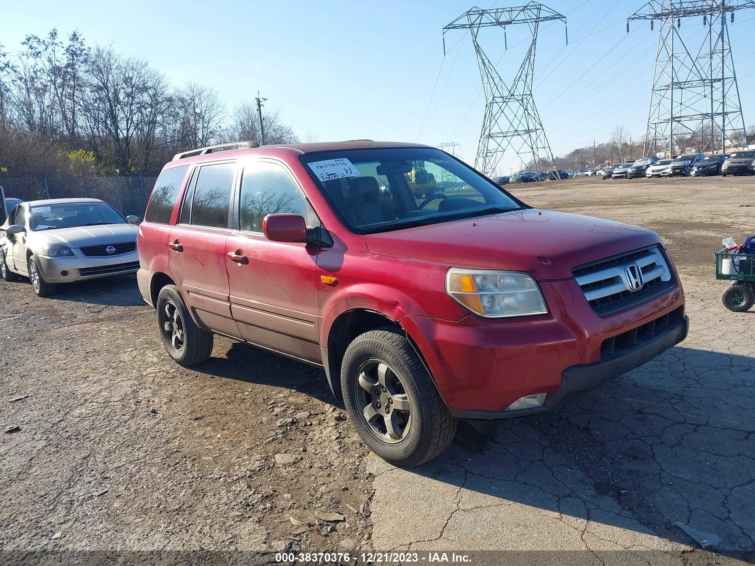 HONDA PILOT 2006 5fnyf18566b026023