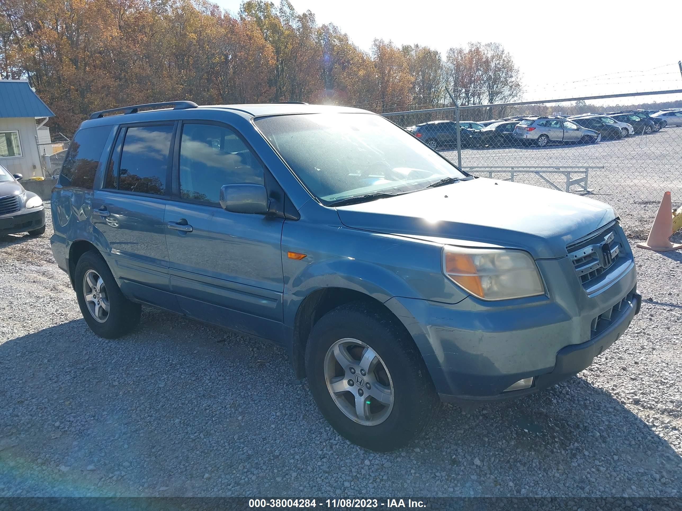 HONDA PILOT 2007 5fnyf18577b003190