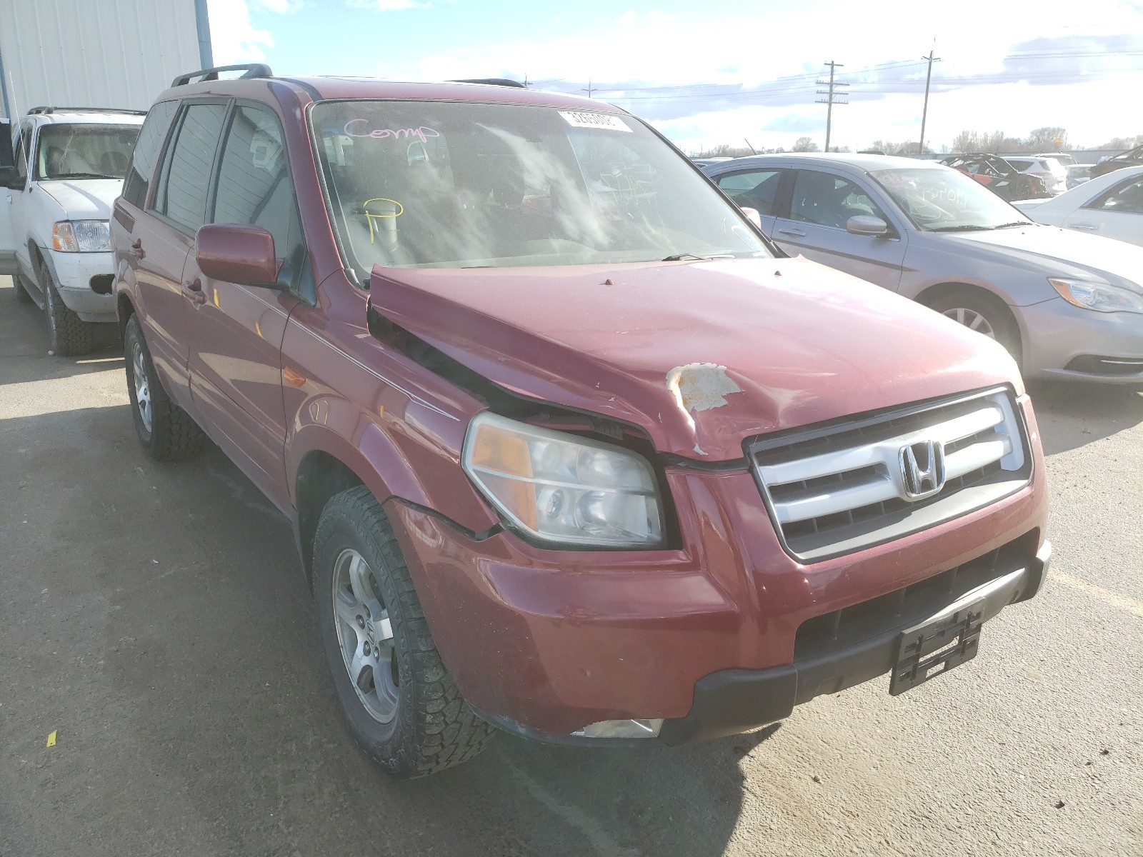 HONDA PILOT EX 2006 5fnyf18586b006582