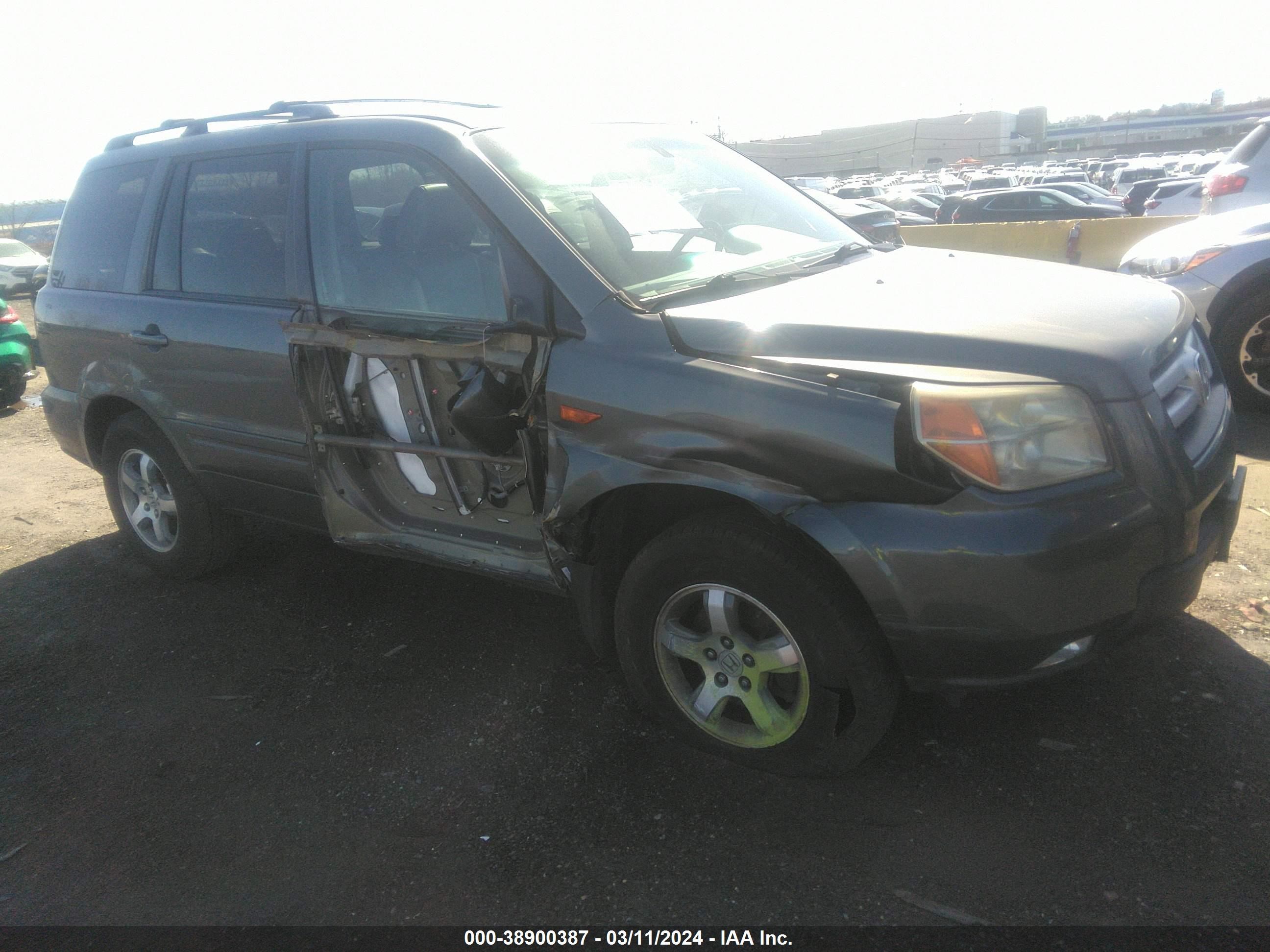 HONDA PILOT 2007 5fnyf18587b026719