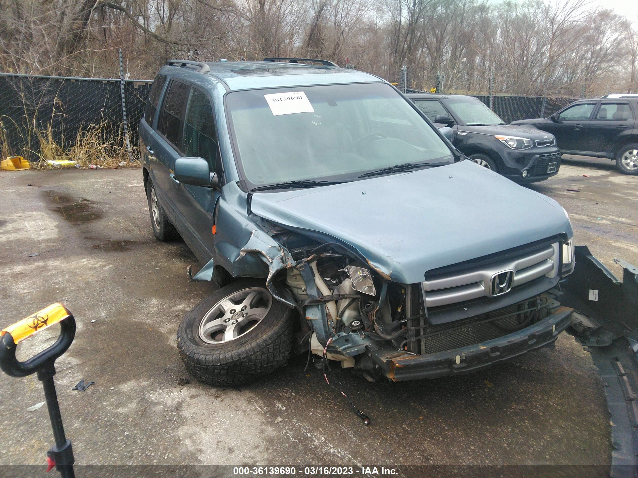 HONDA PILOT 2008 5fnyf18588b011655