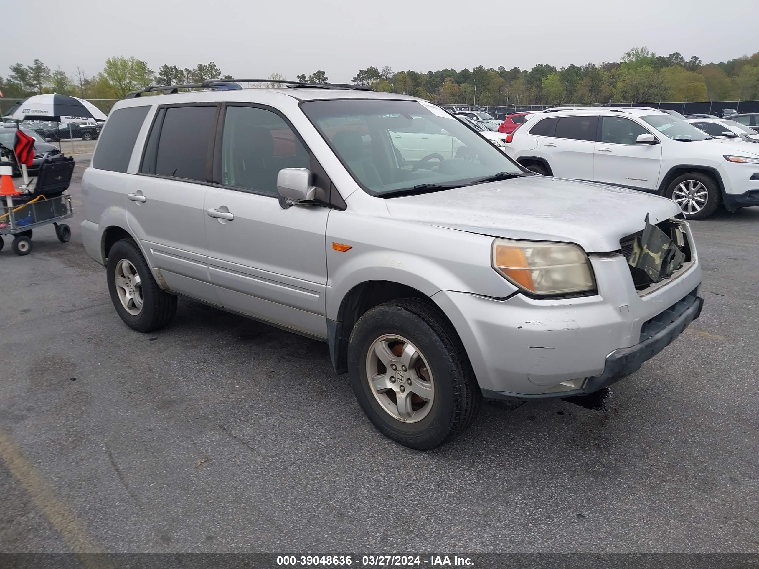 HONDA PILOT 2008 5fnyf185x8b003413