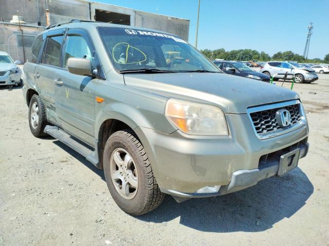 HONDA PILOT EXL 2007 5fnyf18607b033334