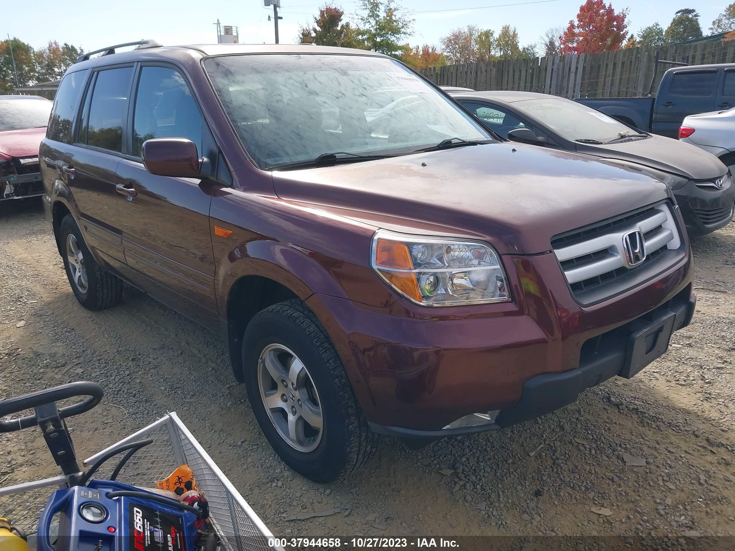 HONDA PILOT 2008 5fnyf18608b037370