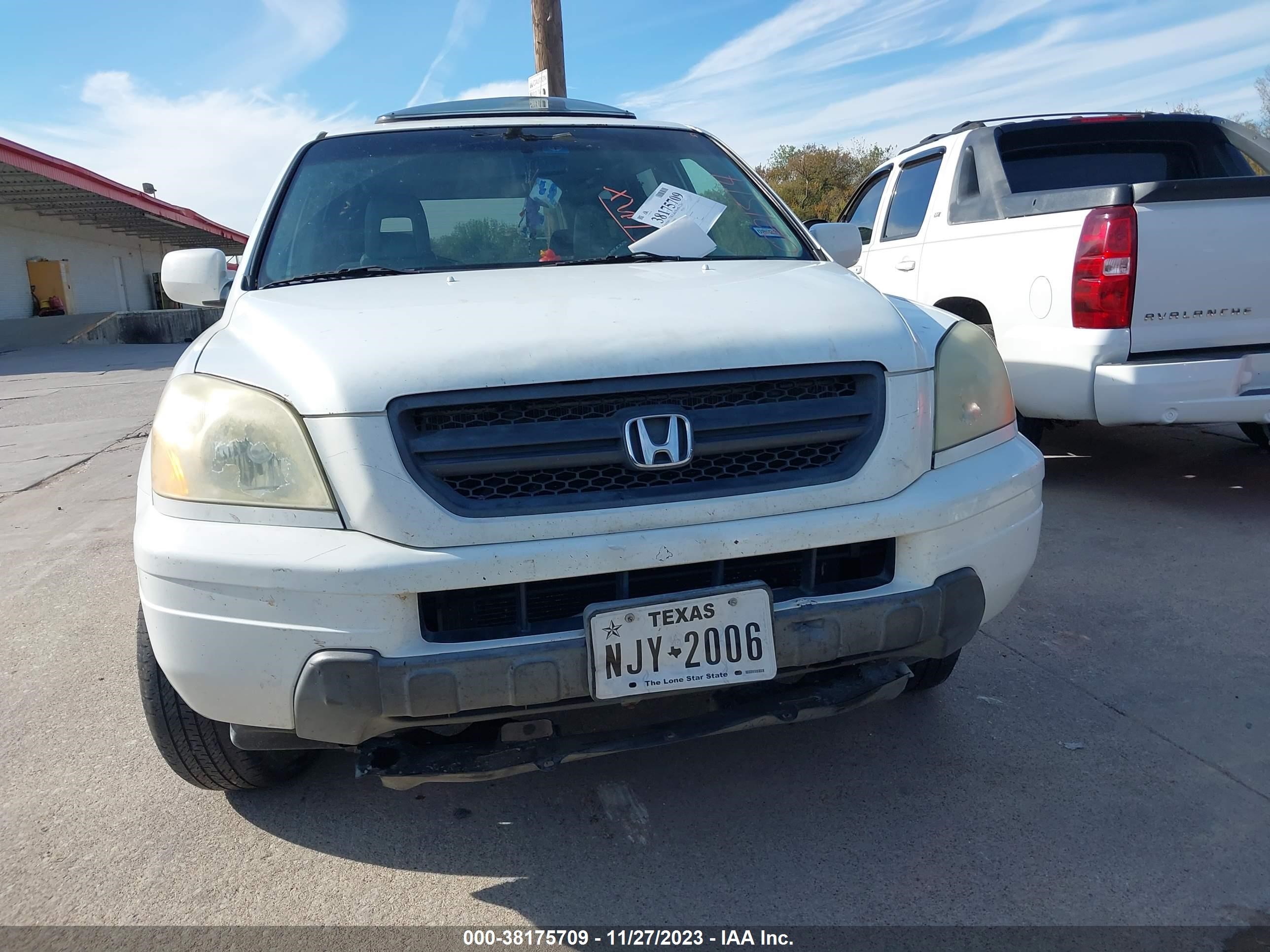 HONDA PILOT 2005 5fnyf18615b021514