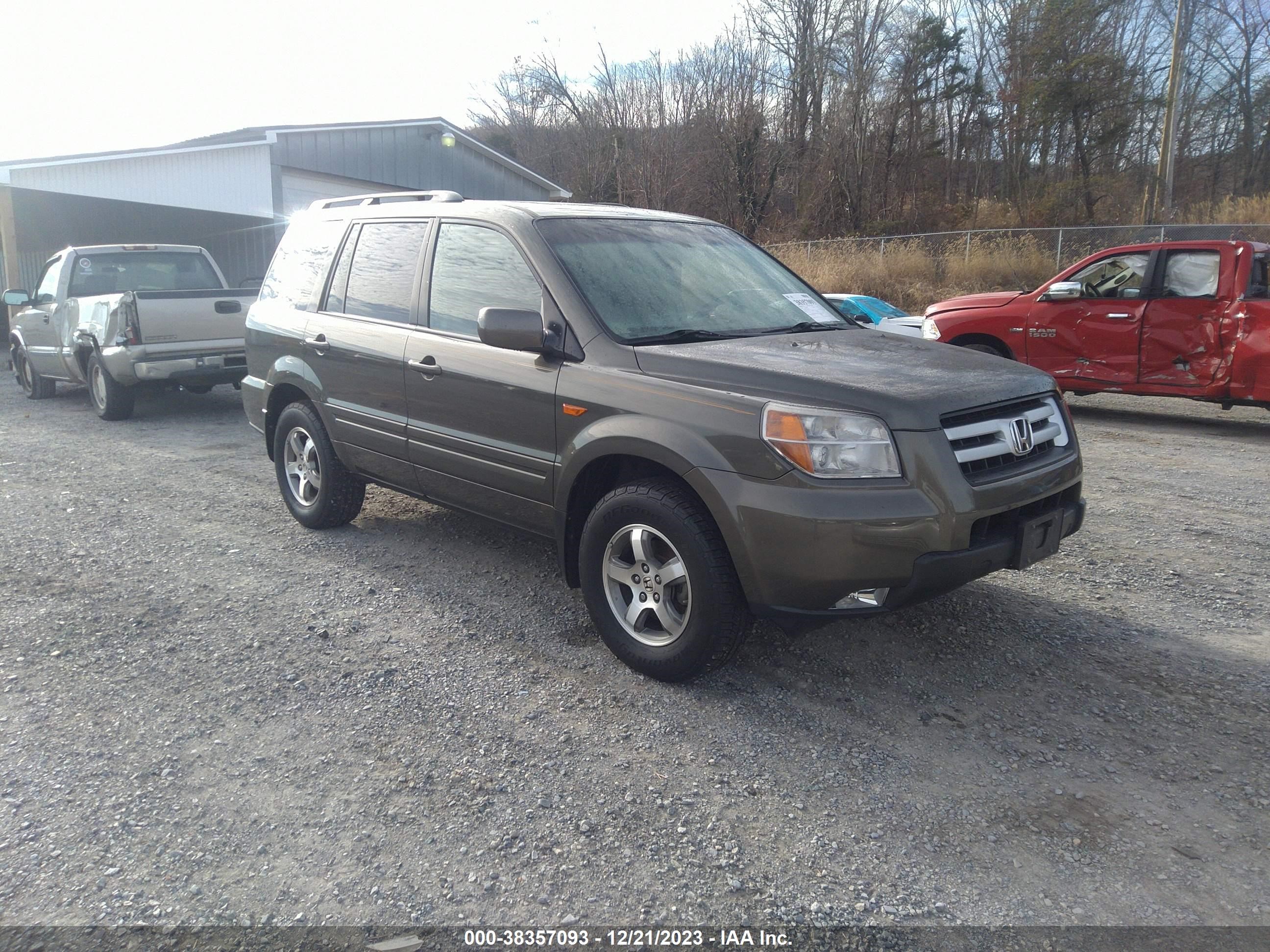 HONDA PILOT 2006 5fnyf18616b024575