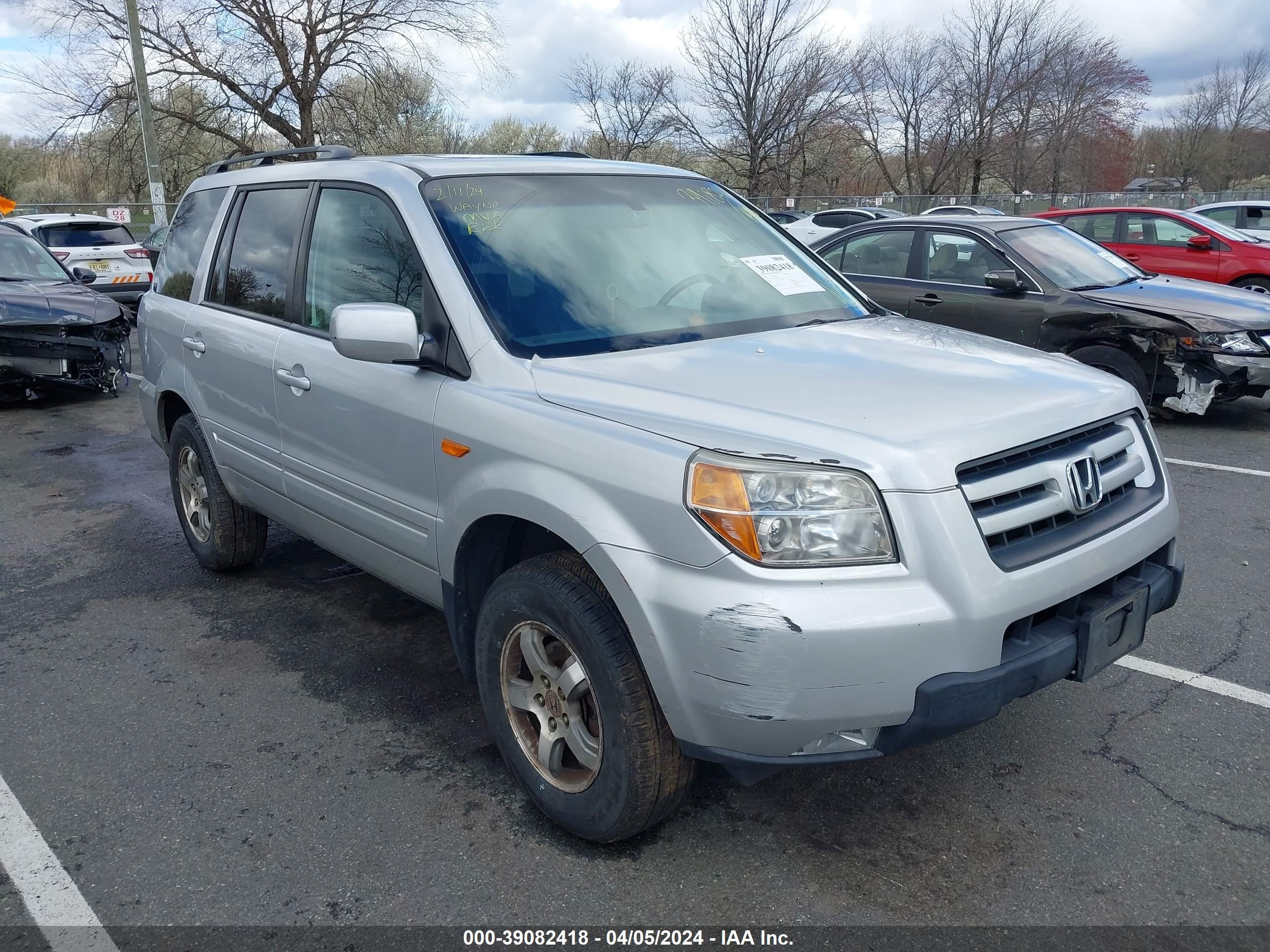 HONDA PILOT 2008 5fnyf18648b004954