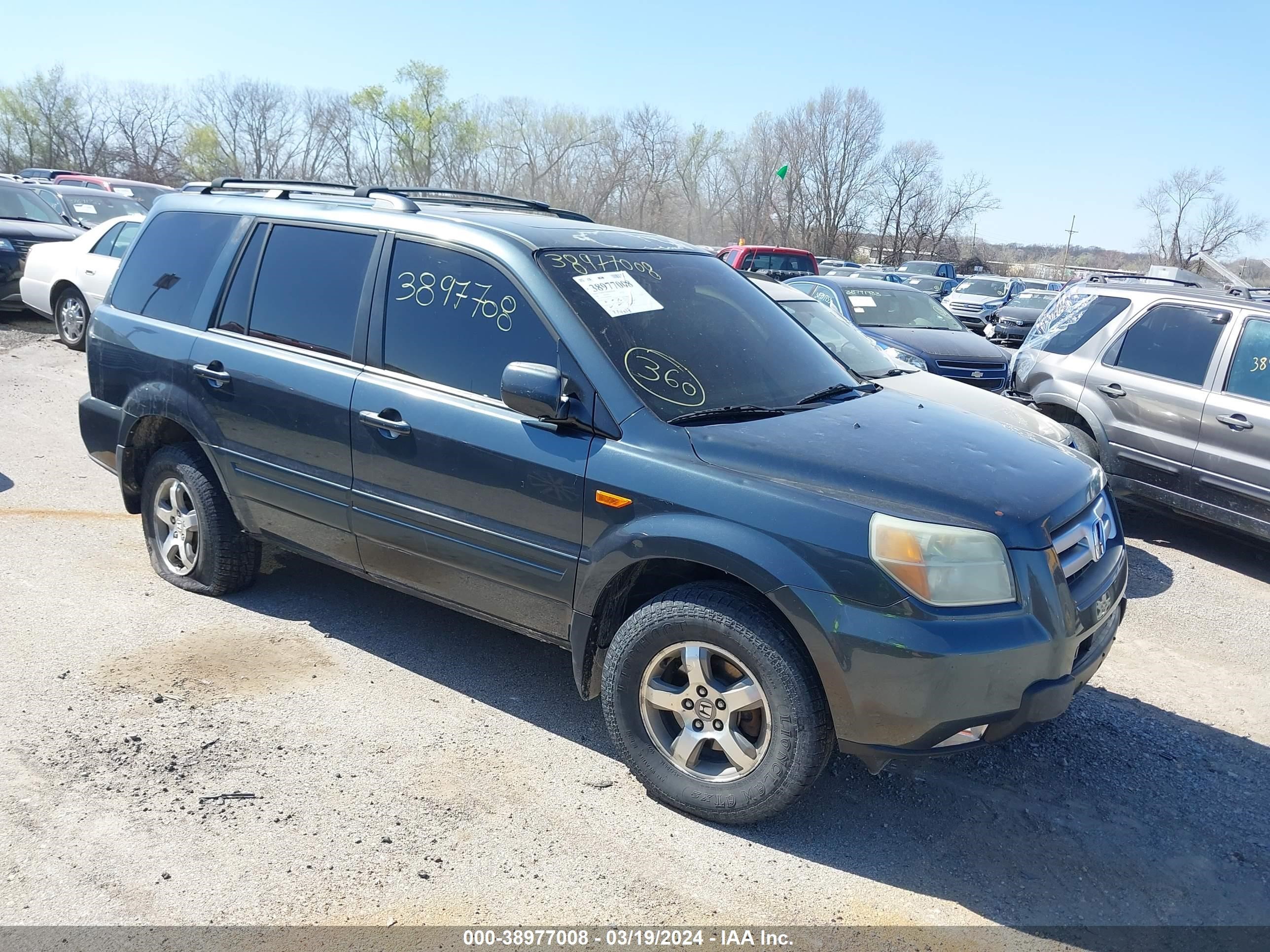 HONDA PILOT 2006 5fnyf18666b004001