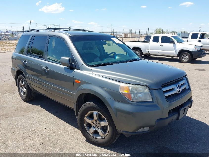 HONDA PILOT 2007 5fnyf18667b015873