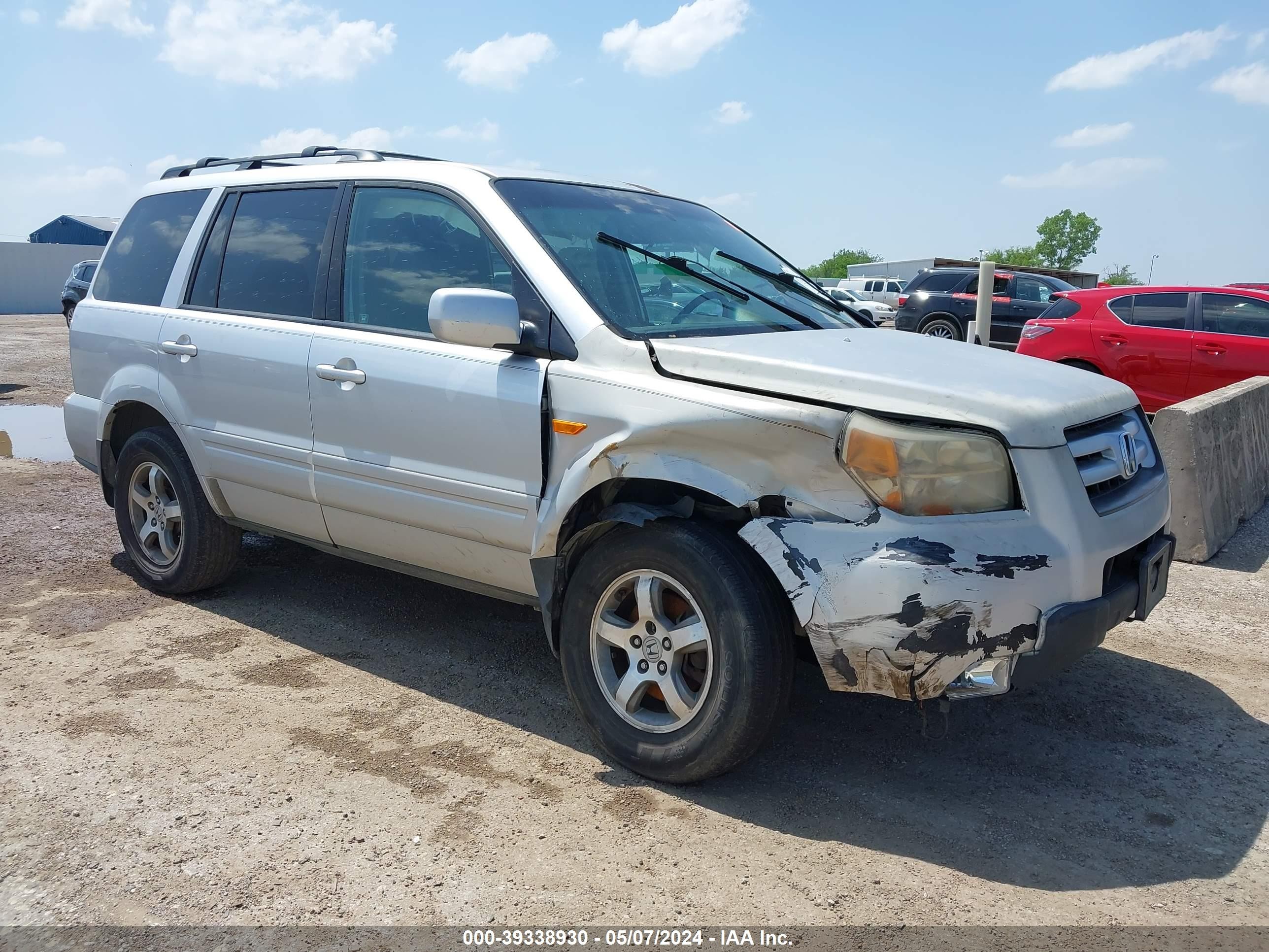 HONDA PILOT 2007 5fnyf18687b017401