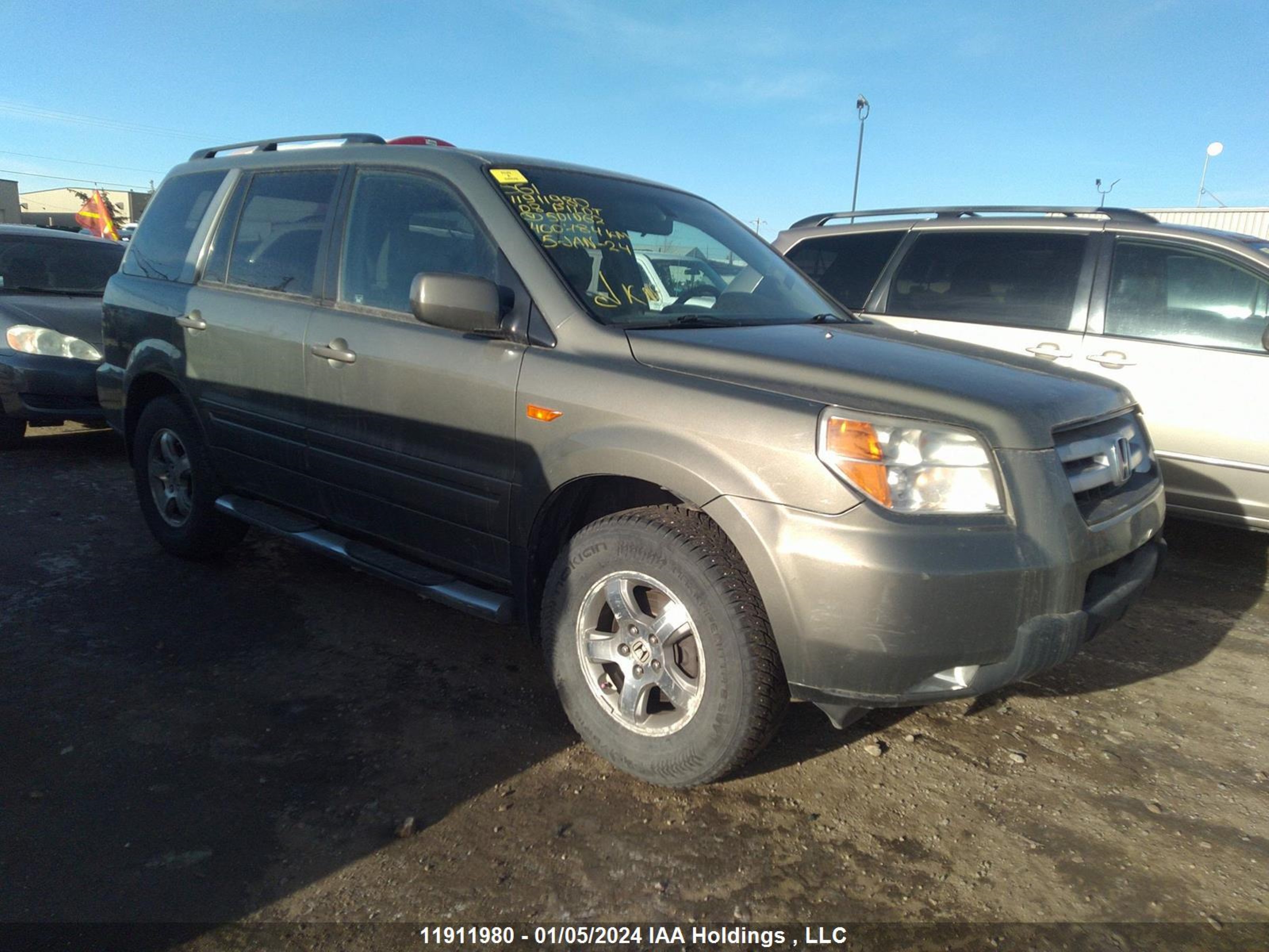 HONDA PILOT 2008 5fnyf18698b501062