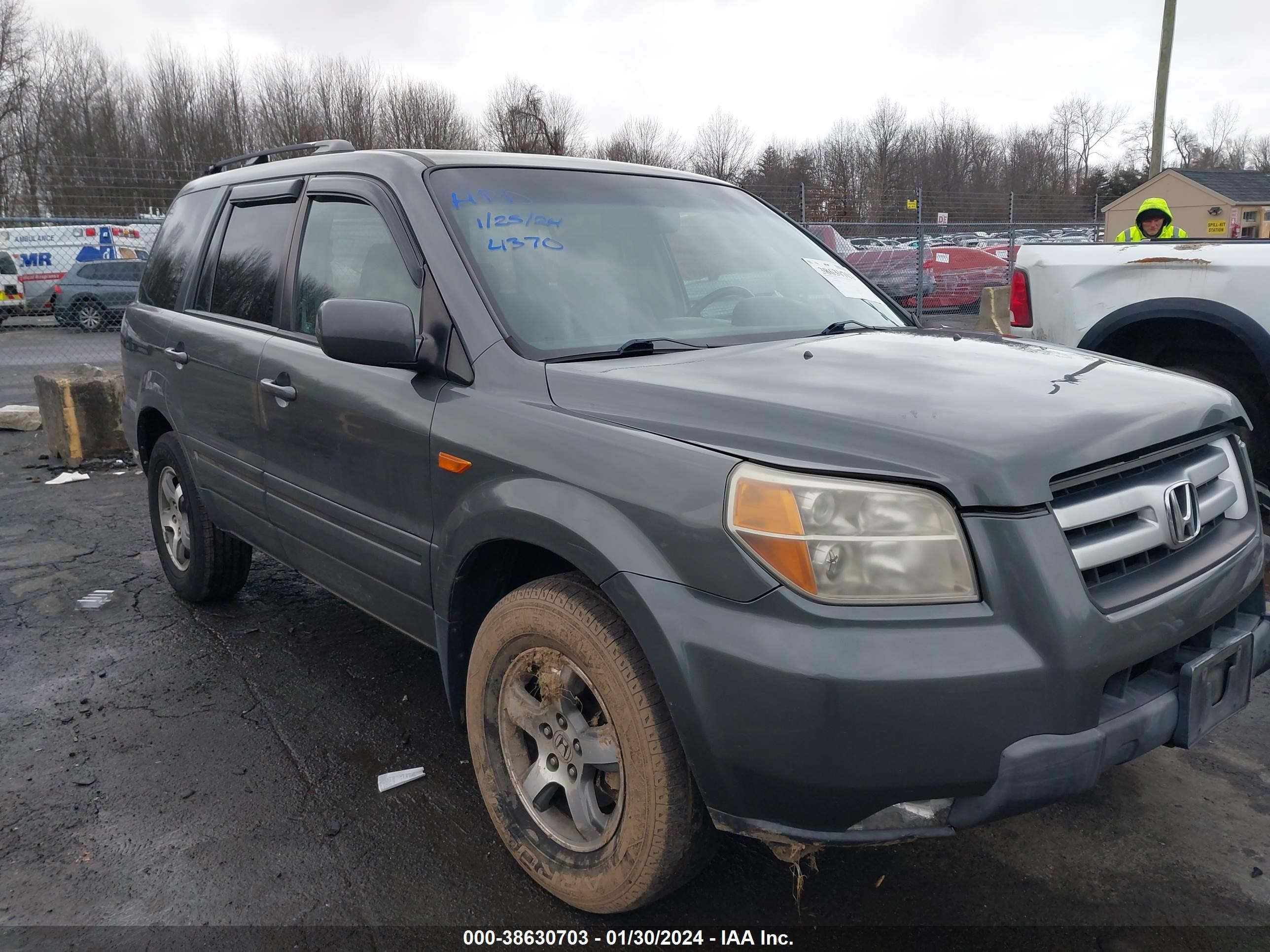 HONDA PILOT 2008 5fnyf186x8b022889