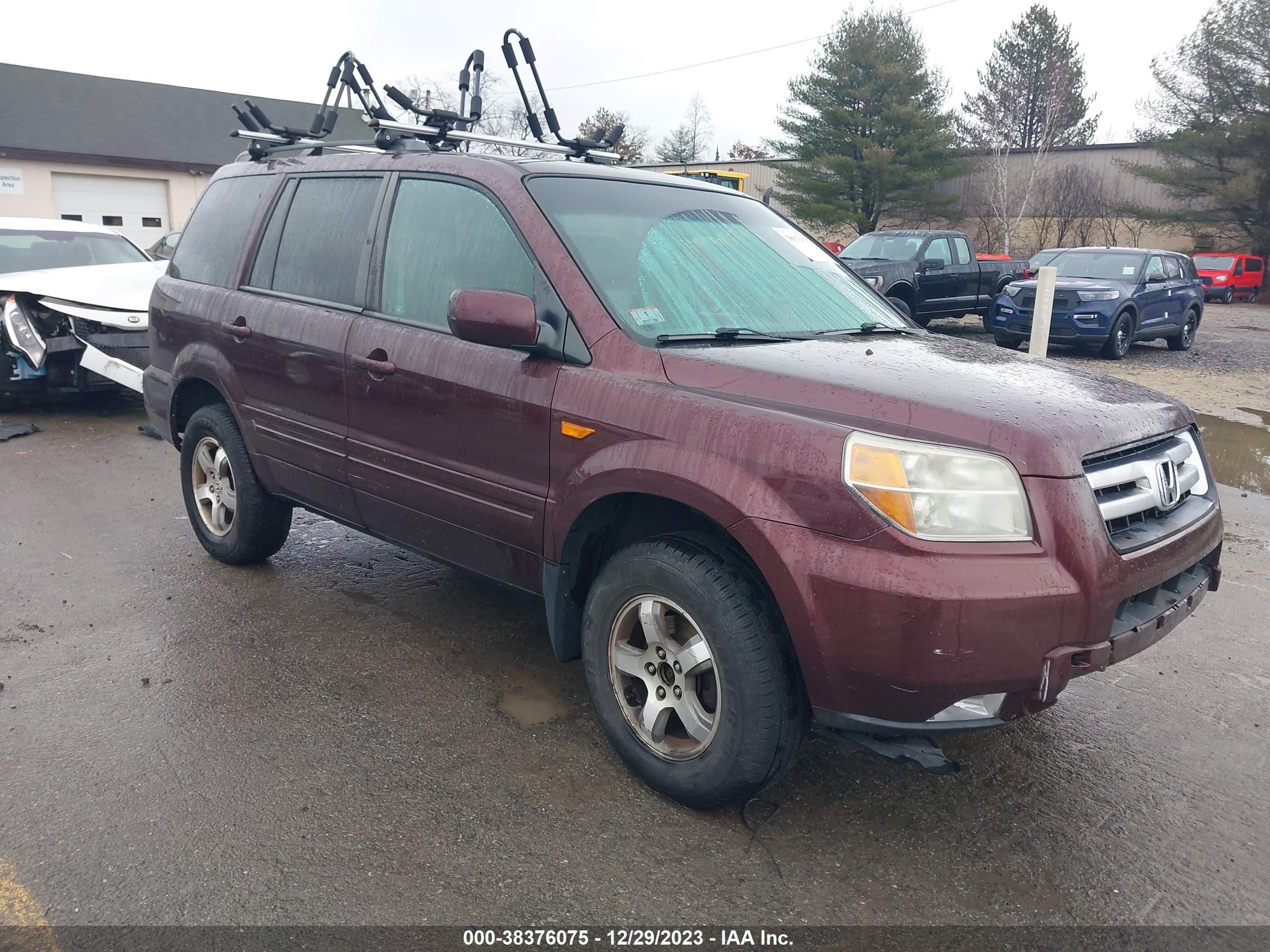 HONDA PILOT 2008 5fnyf18758b012957