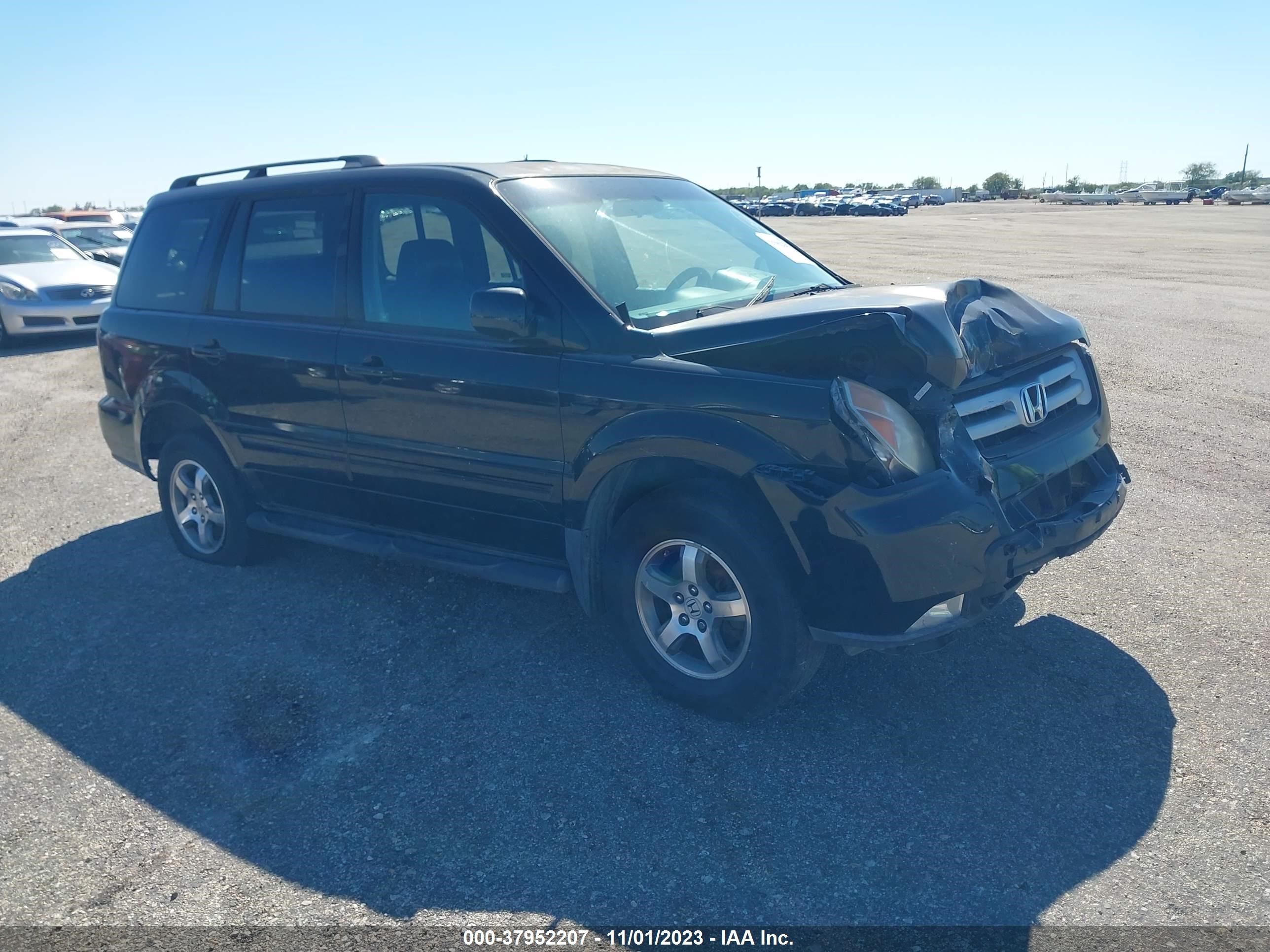 HONDA PILOT 2007 5fnyf18767b006650