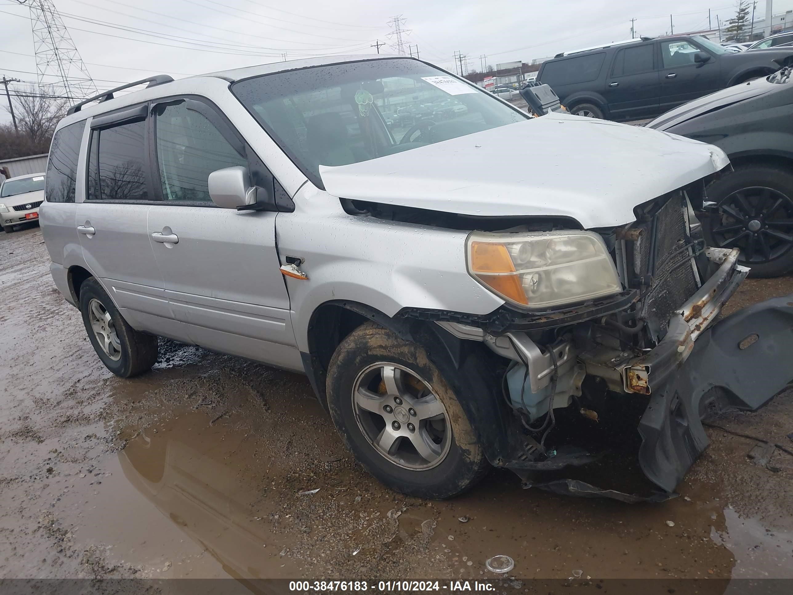 HONDA PILOT 2008 5fnyf187x8b001016