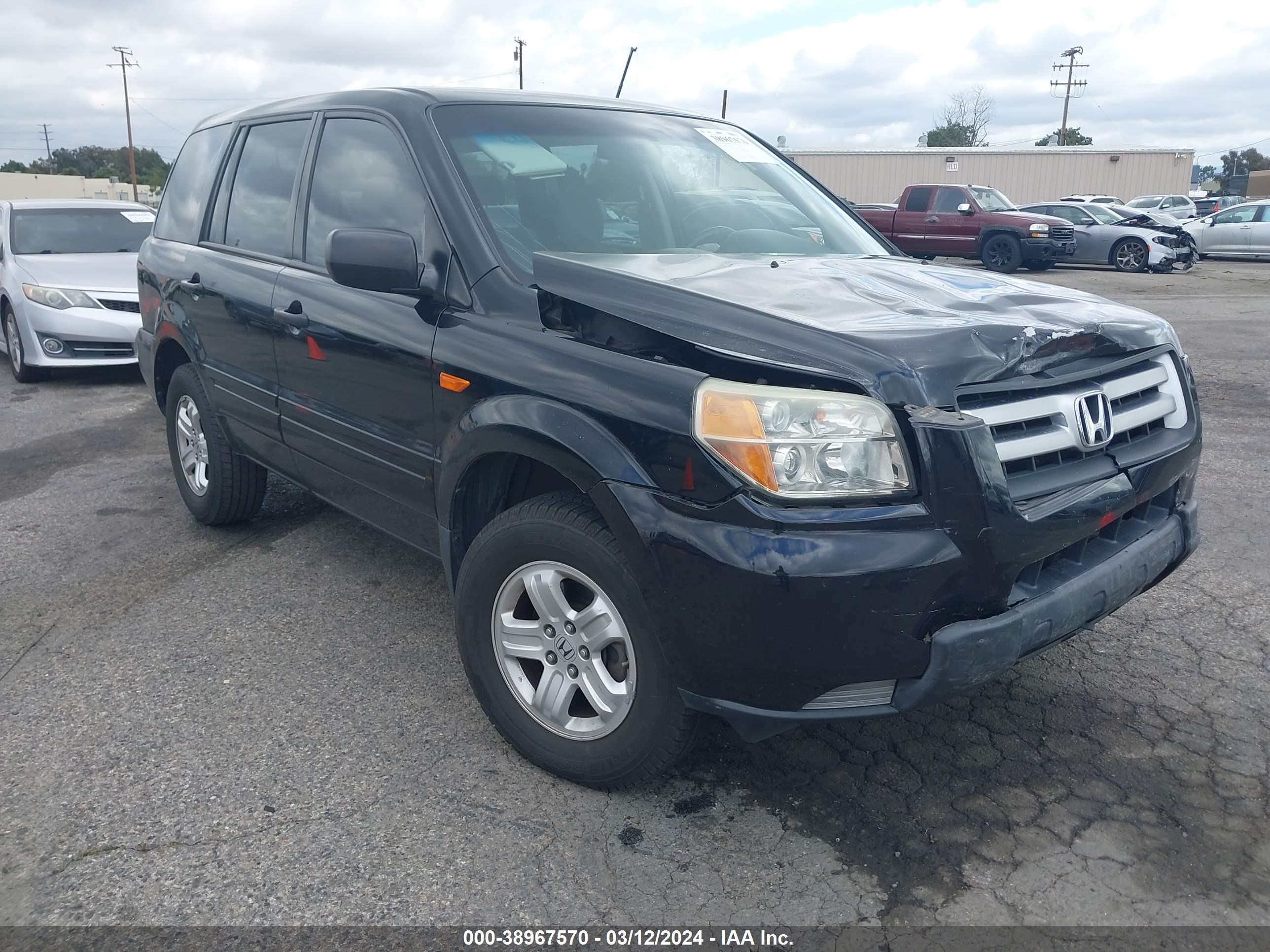 HONDA PILOT 2006 5fnyf28106b024416