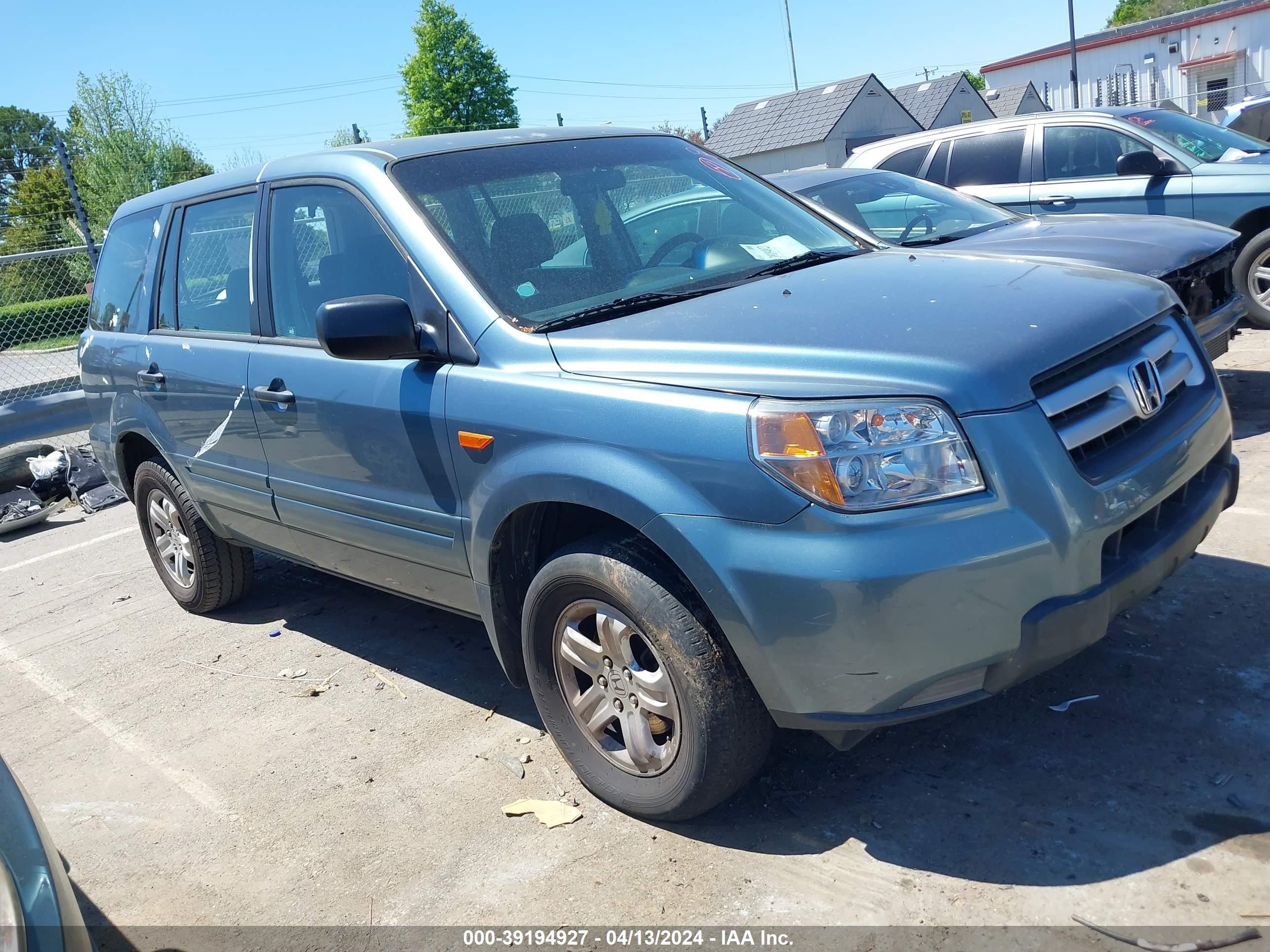 HONDA PILOT 2006 5fnyf28106b052202