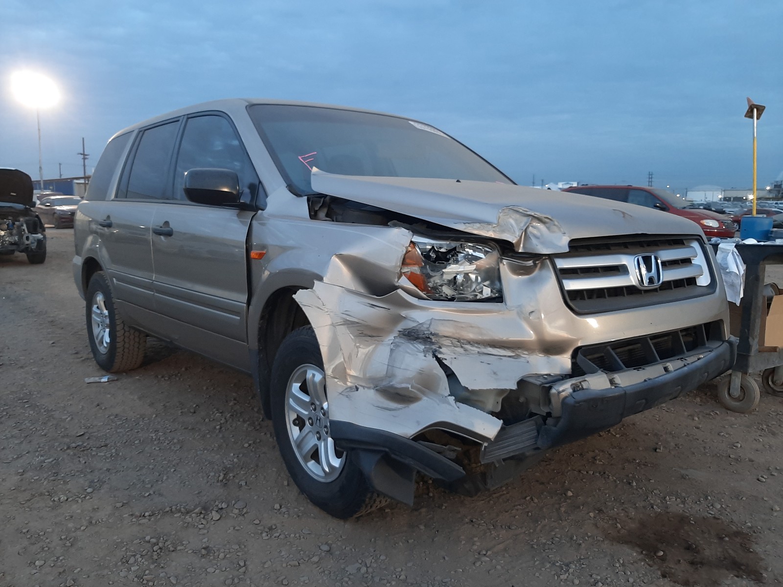 HONDA PILOT LX 2007 5fnyf28117b028797