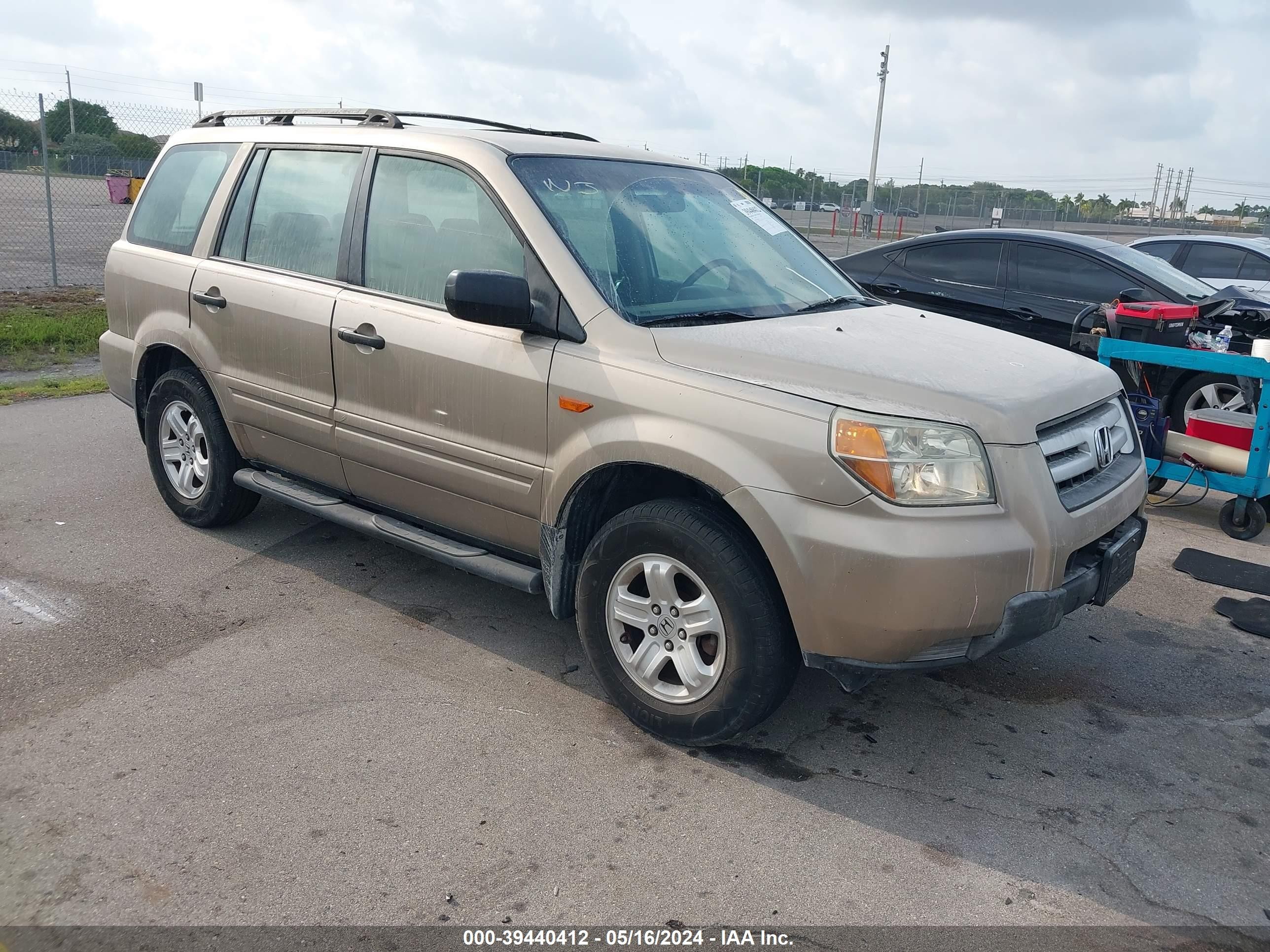 HONDA PILOT 2006 5fnyf28126b042819