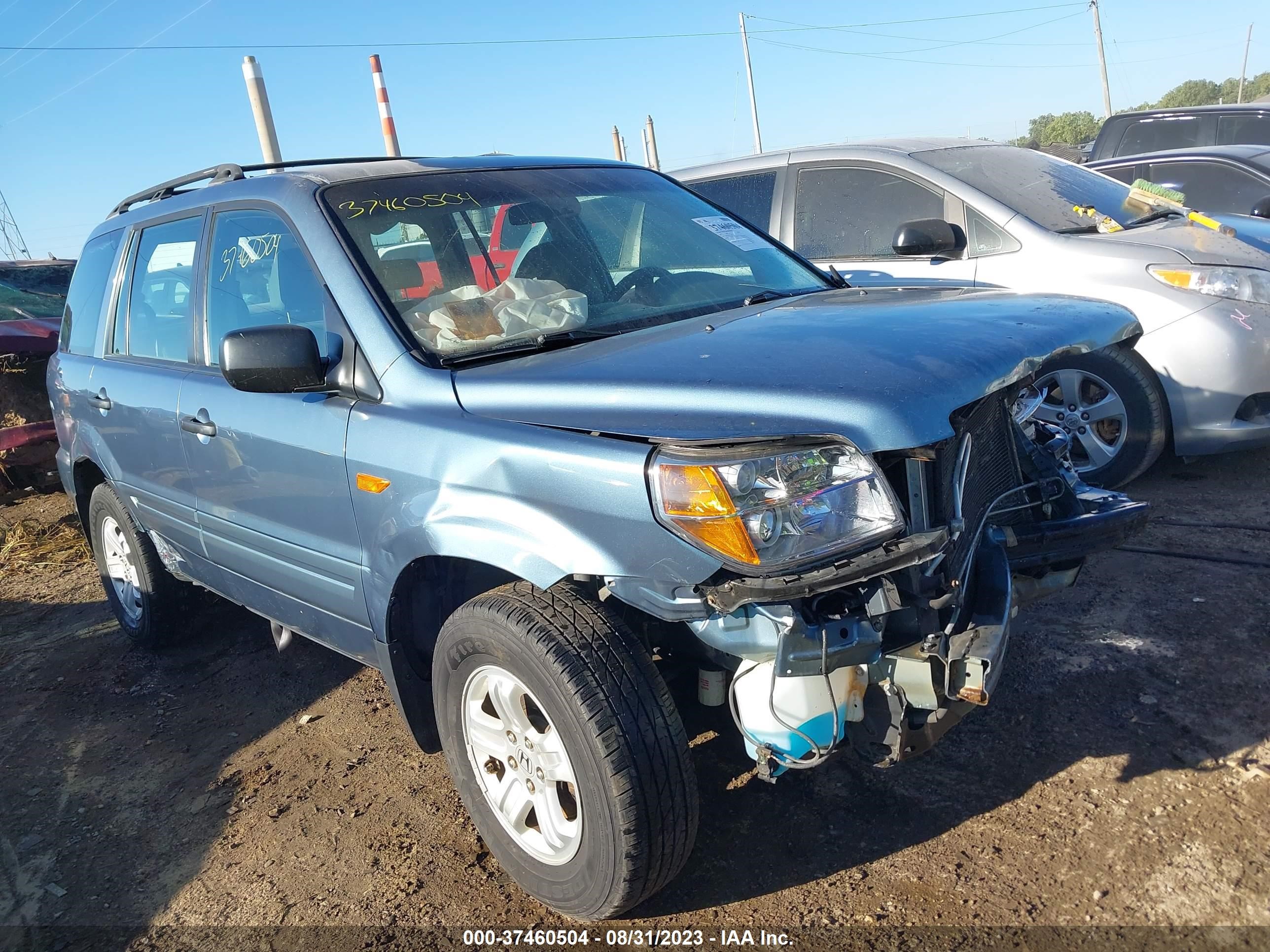 HONDA PILOT 2007 5fnyf28147b013260