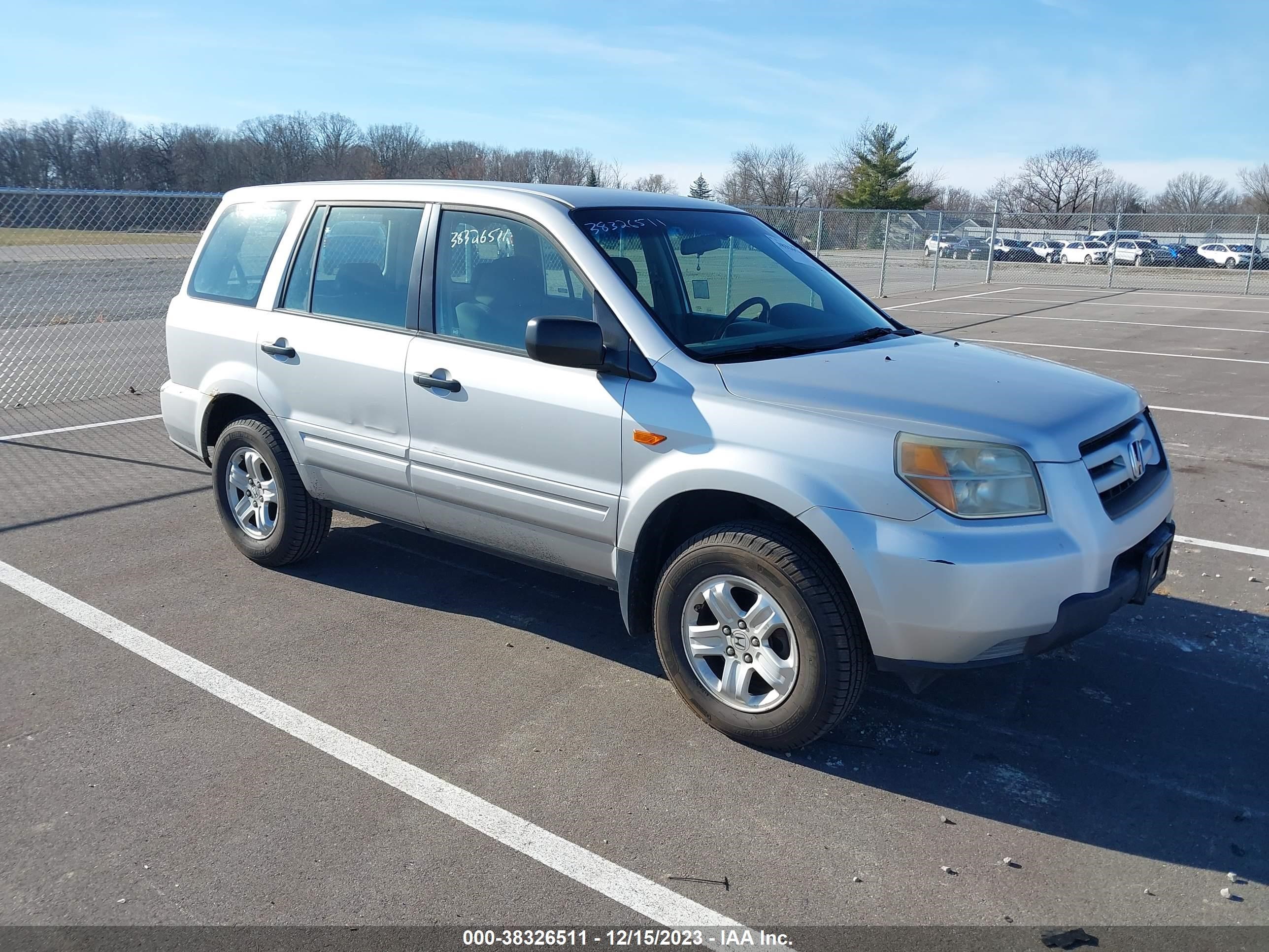 HONDA PILOT 2006 5fnyf28176b033453