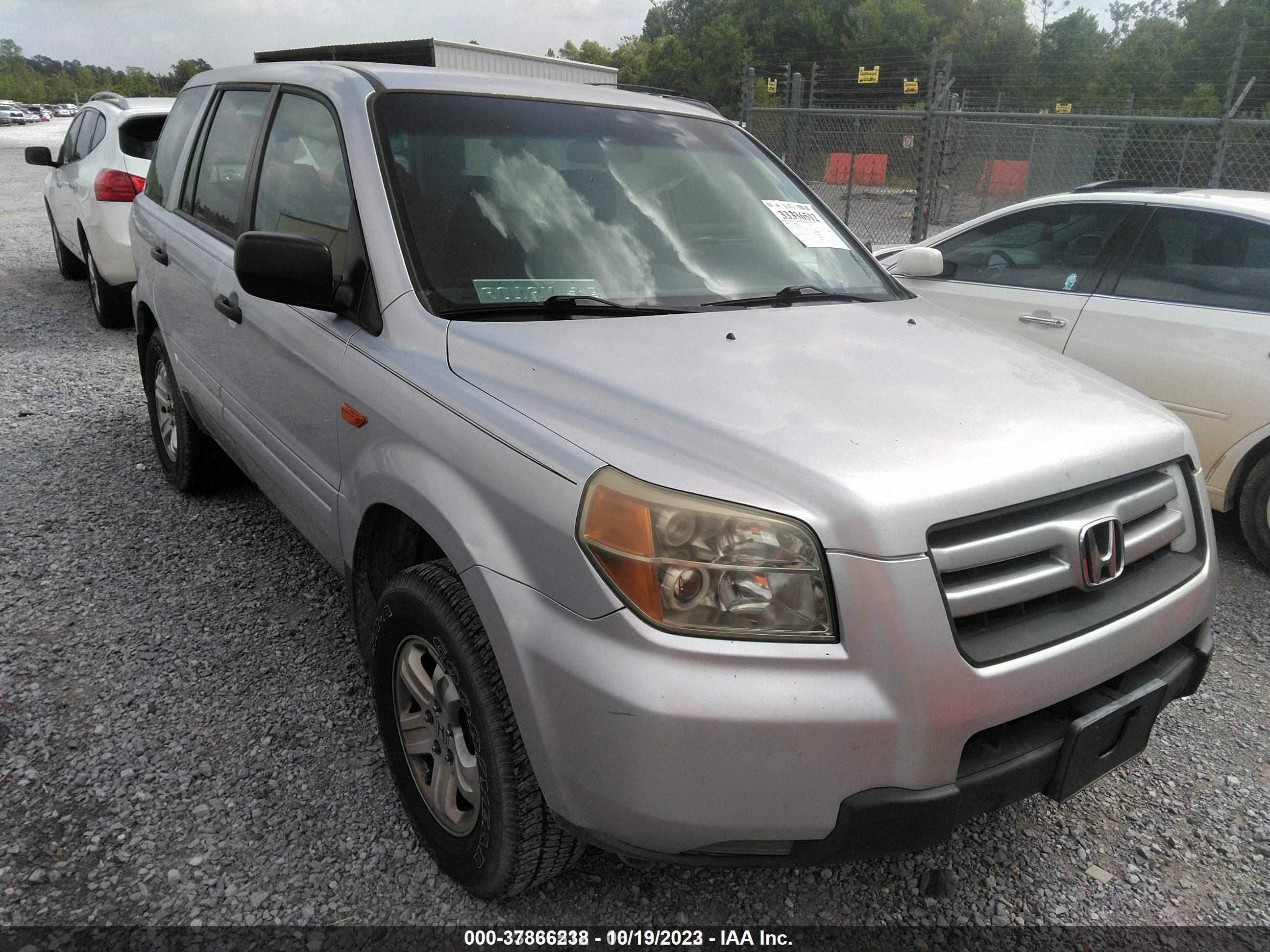 HONDA PILOT 2006 5fnyf28186b009565