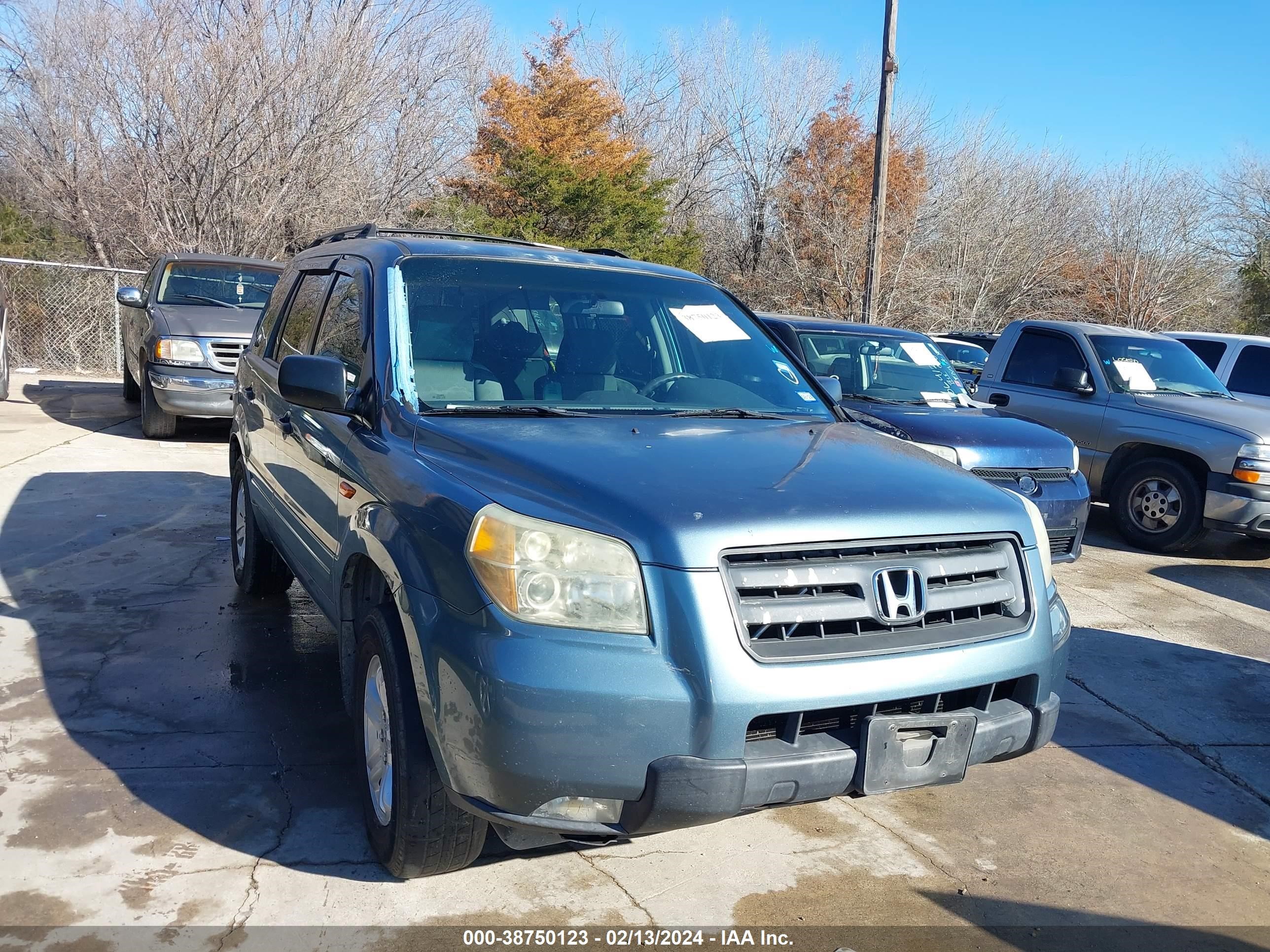 HONDA PILOT 2006 5fnyf281x6b052174