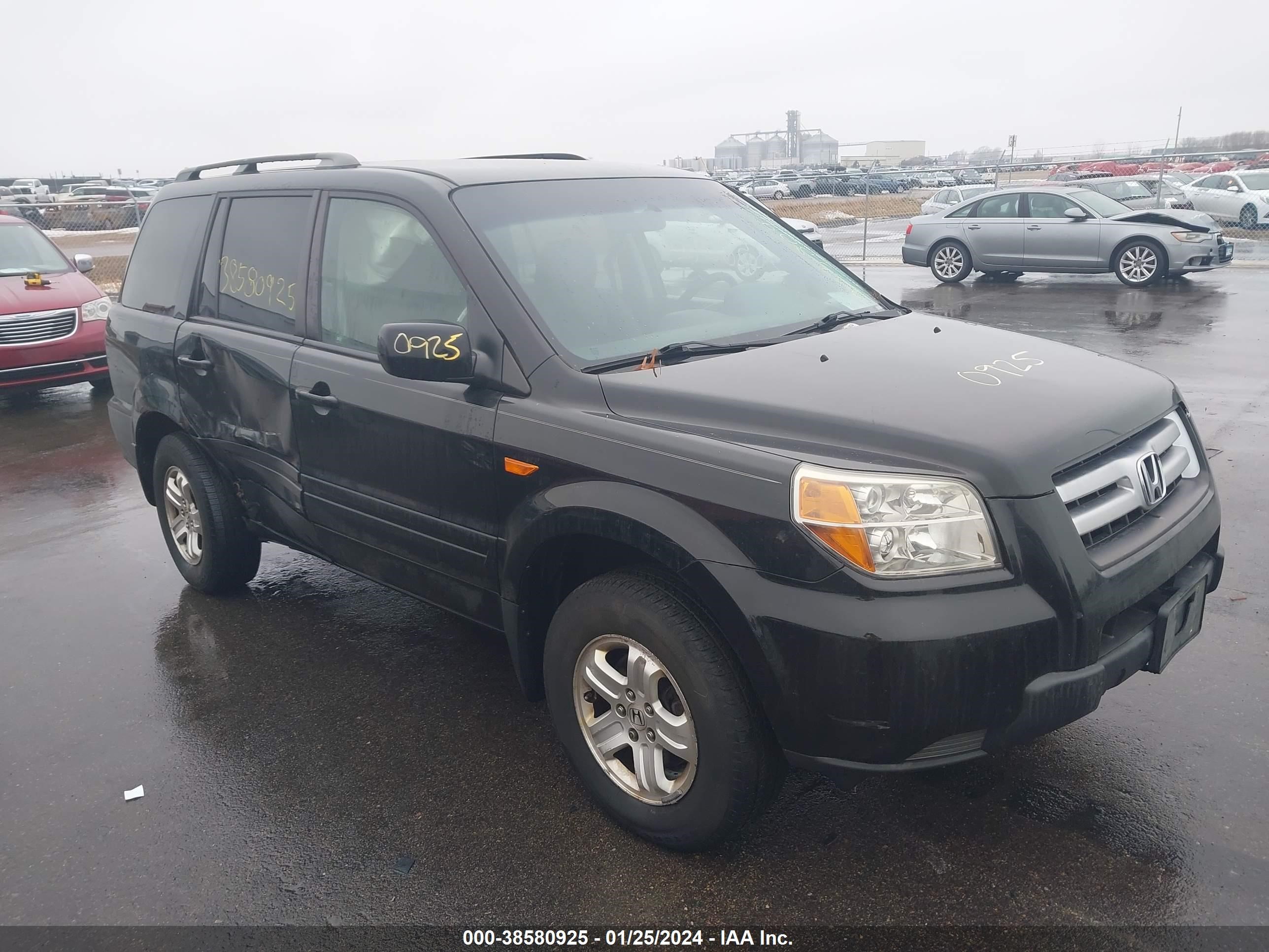 HONDA PILOT 2008 5fnyf28208b020250