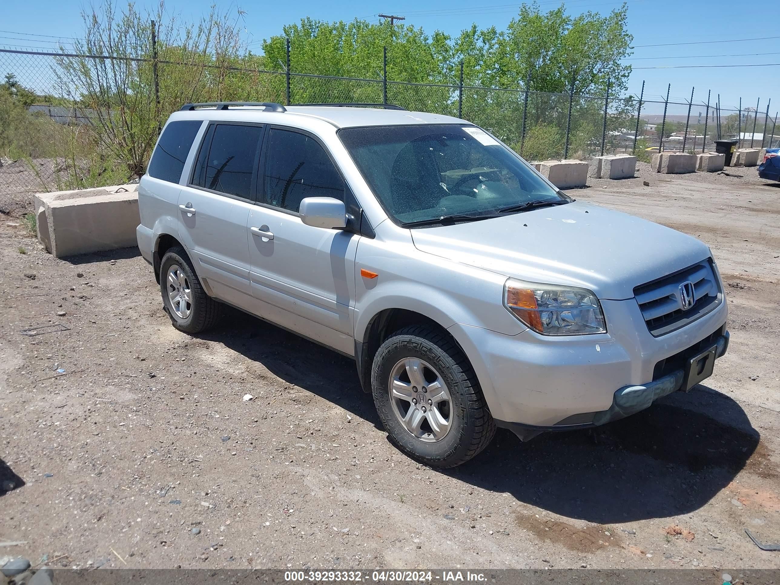 HONDA PILOT 2008 5fnyf28208b025108